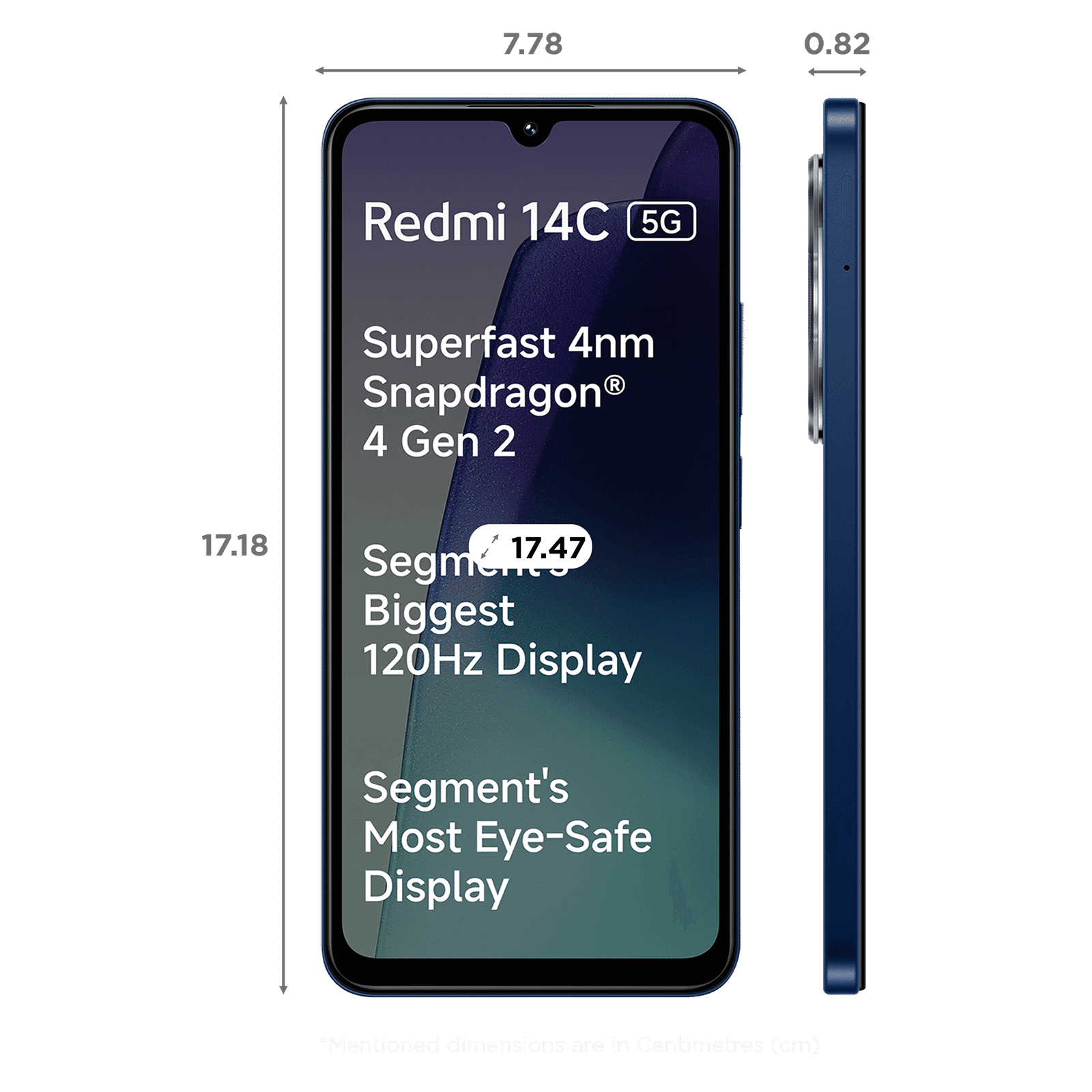 Redmi 14C 5G (4GB RAM, 64GB, Starlight Blue)