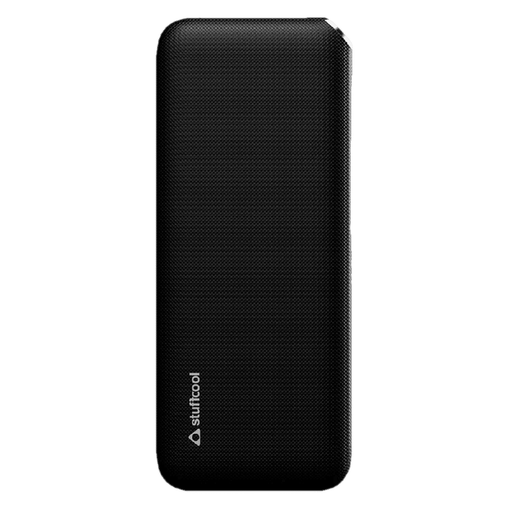 Stuffcool 10000 mAh Power Bank (PB-999 BLK, Black)