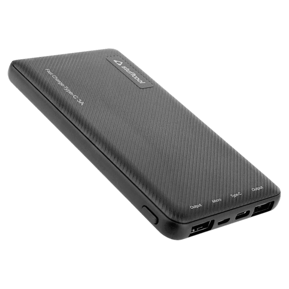 stuffcool 10000 mAh Power Bank (PB1044C, Black)