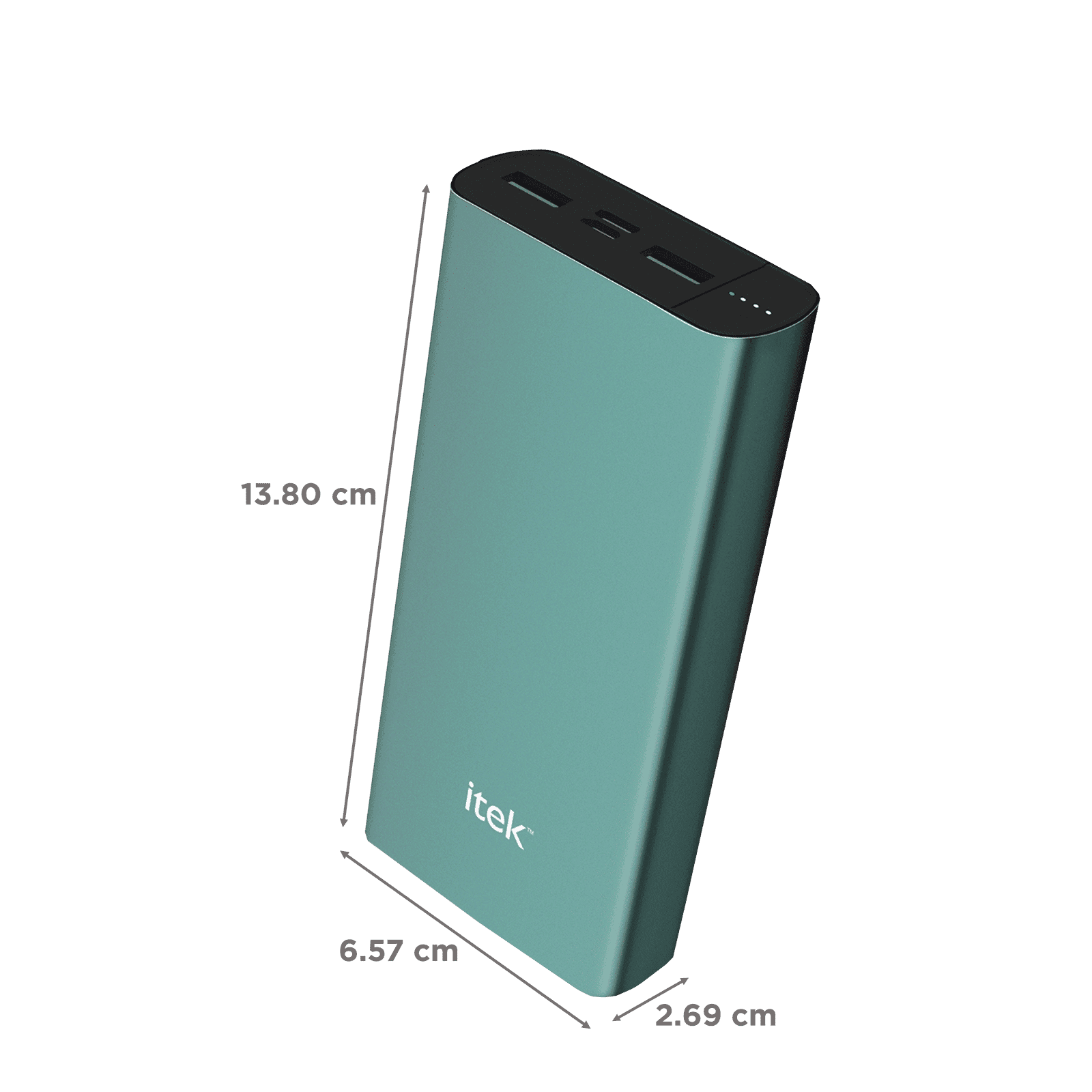 Itek 20000mAh 3-Port Power Bank (Li-ion Battery, RBB055_GN, Green)