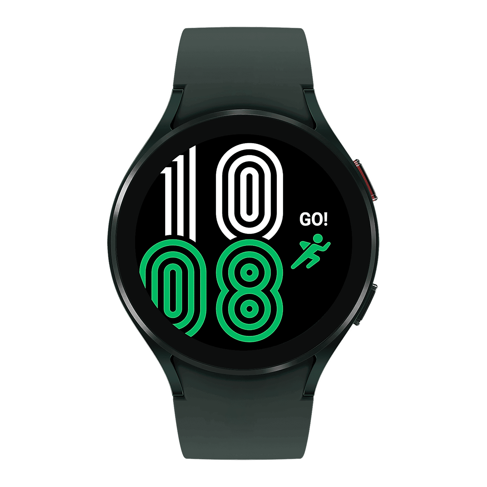 Samsung Galaxy Watch4 Smart Watch (GPS+WiFi+Bluetooth, 44mm) (BioActive Sensor, SM-R870NZGAINU, Green, Silicone Band)