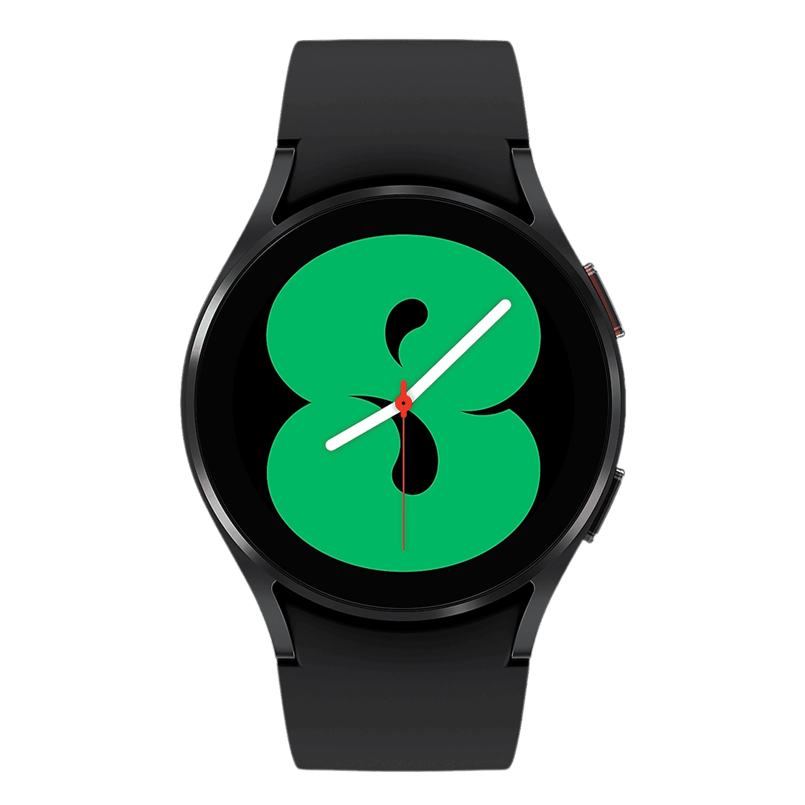 Samsung Galaxy Watch4 Smart Watch (GPS+Cellular, 40mm) (Heart Sensor, Black, SM-R865FZKAINU, Hybrid Leather Band)