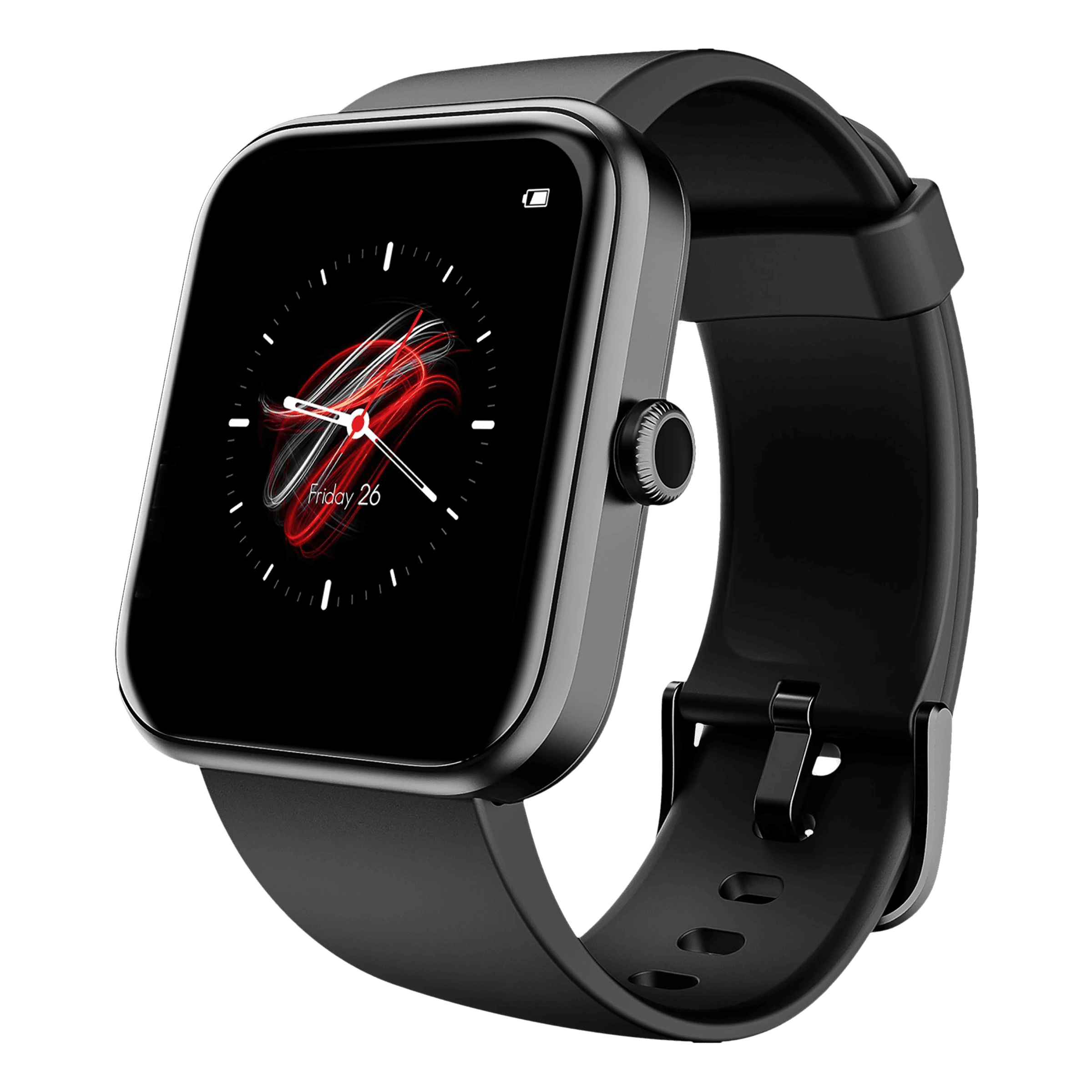 boAt Wave Select Smartwatch with Activity Tracker (42.9mm TFT Display, 5ATM Water Resistant, Active Black Strap)