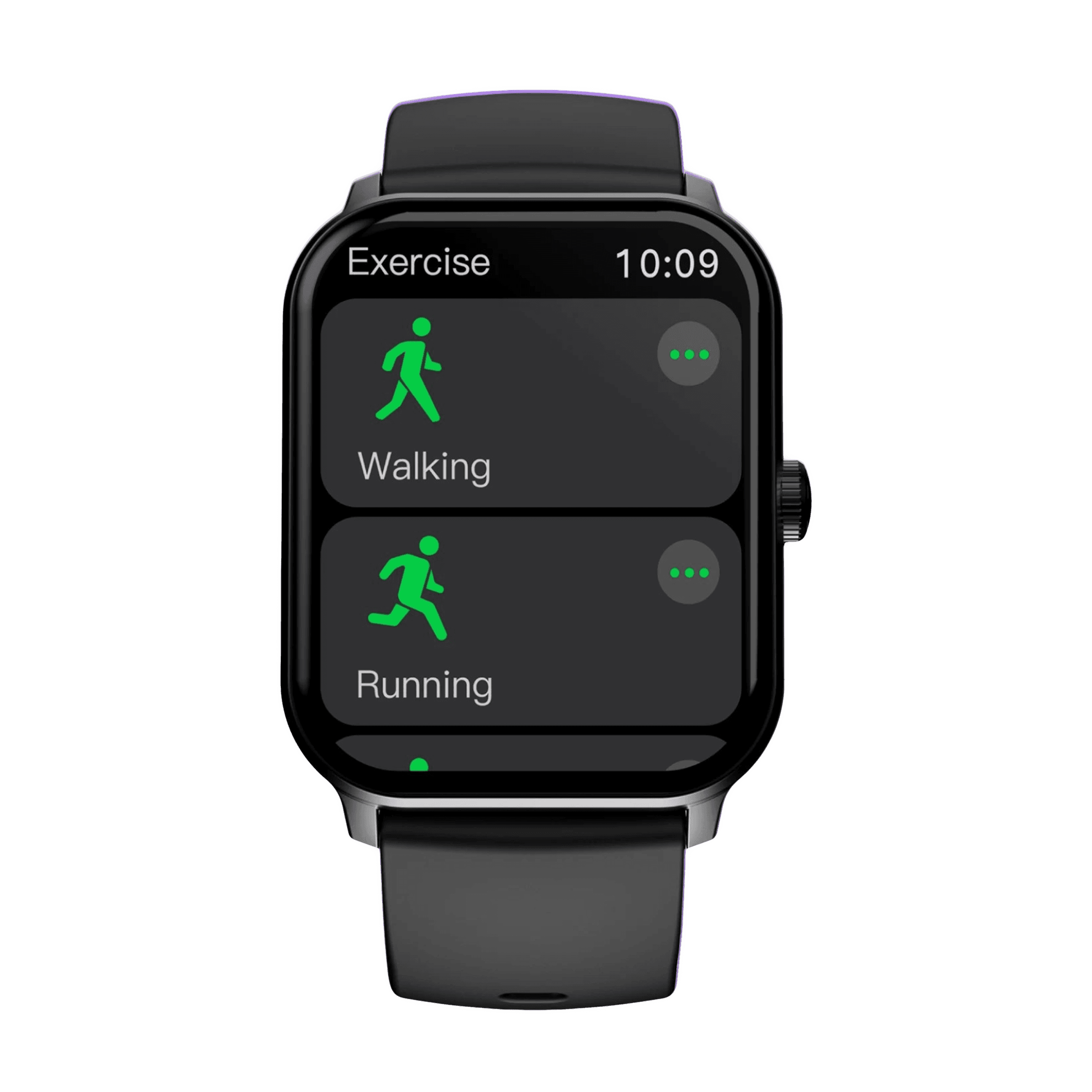 Ambrane Wise EON Pro Smartwatch with Bluetooth Calling (46.99mm Lucid Display, IP68 Water Resistant, Black Strap)