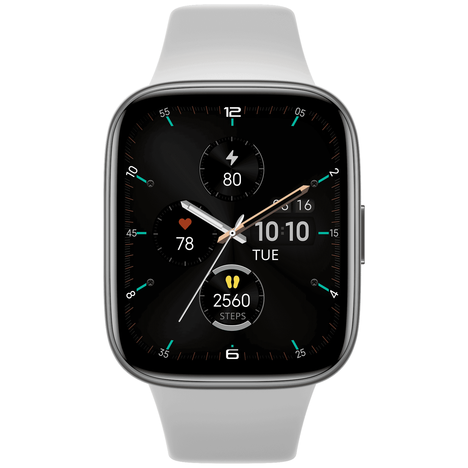 Redmi Watch 3 Active Smartwatch with Bluetooth Calling (46.4mm LCD Display, 5ATM Water Resistant, Platinum Grey Strap)