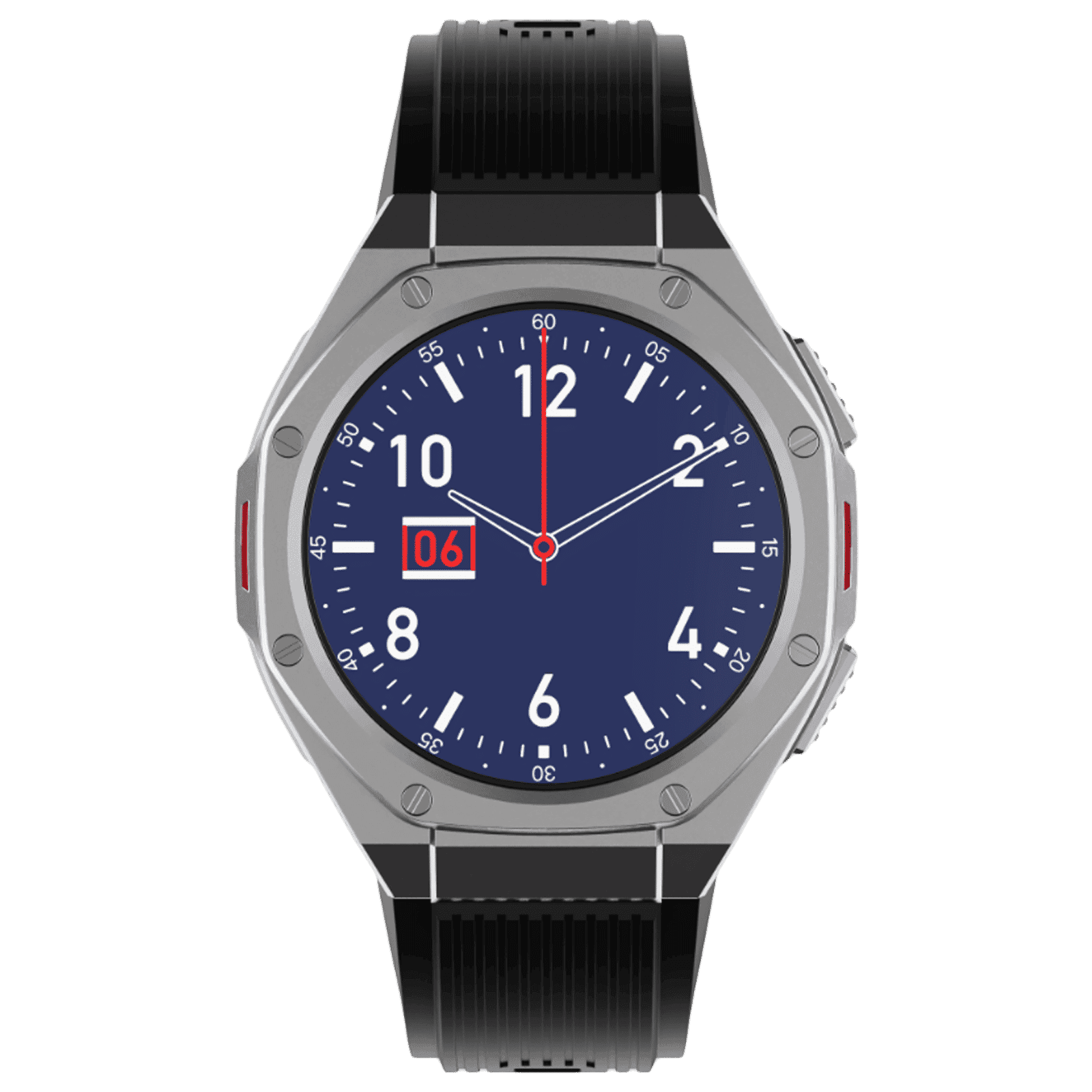 boAt Enigma X600 Smartwatch with Bluetooth Calling (42mm, AMOLED Display, IP68 Water Resistant, Jet Black Strap)
