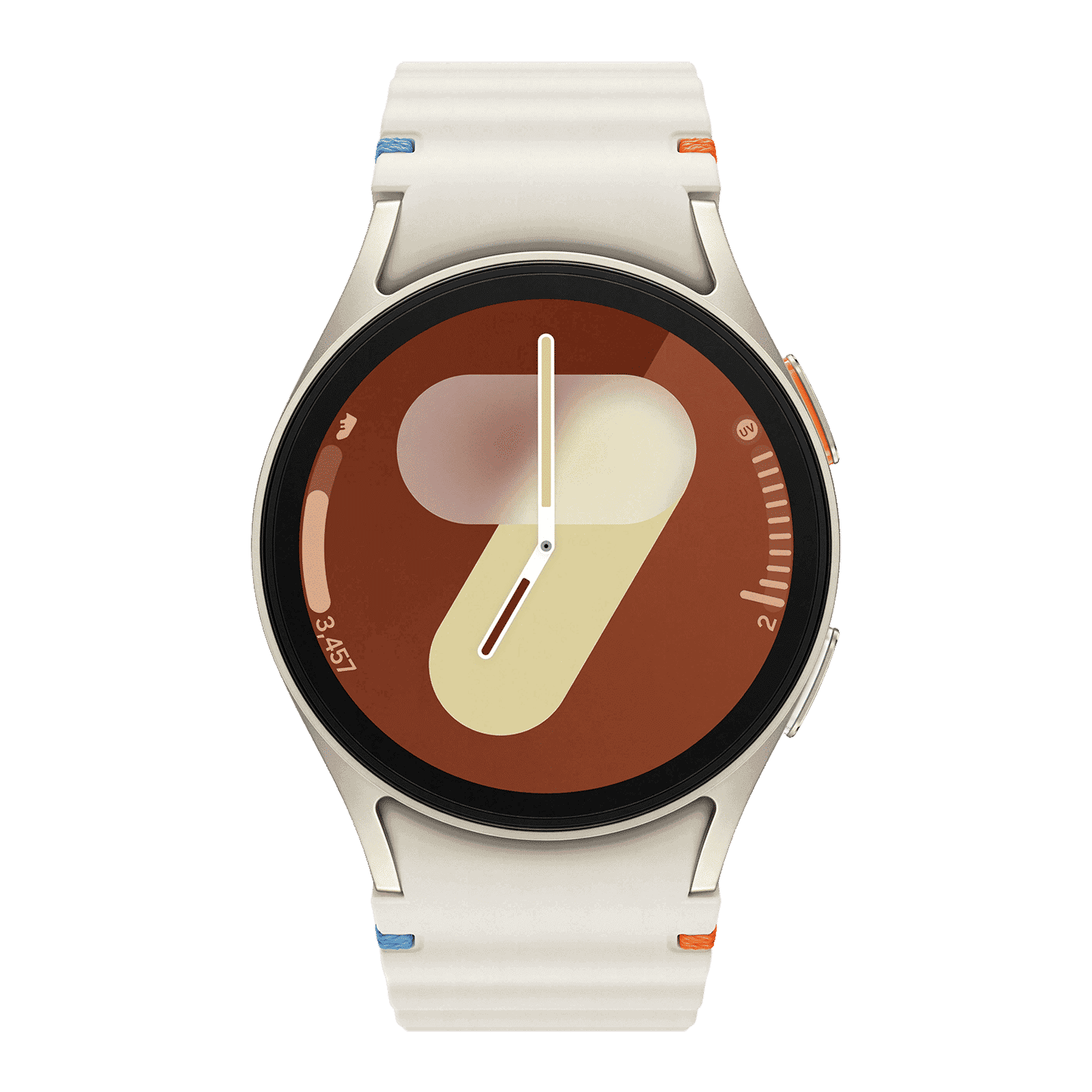 SAMSUNG Galaxy Watch 7 BT + LTE Wear OS Smartwatch (40mm Super AMOLED Display, 3nm Processor, Cream Strap)