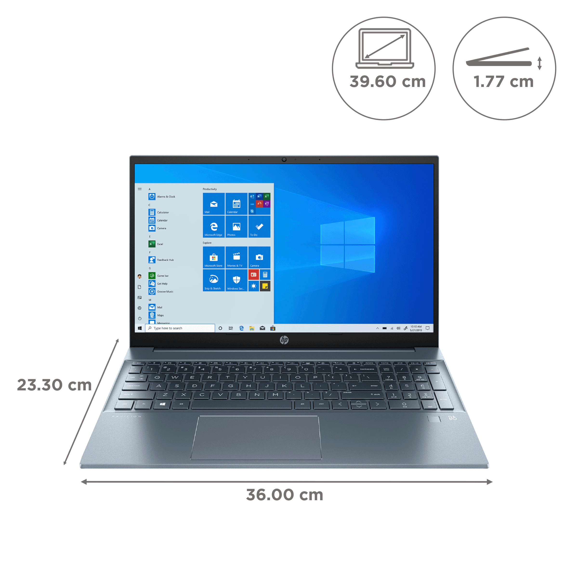 HP Pavilion 15 Intel Core i5 11th Gen (15.6 inch, 8GB, 512GB, Windows 11, MS Office, Intel Iris Xe Graphics, FHD IPS Display, Natural silver, 50N51PA)