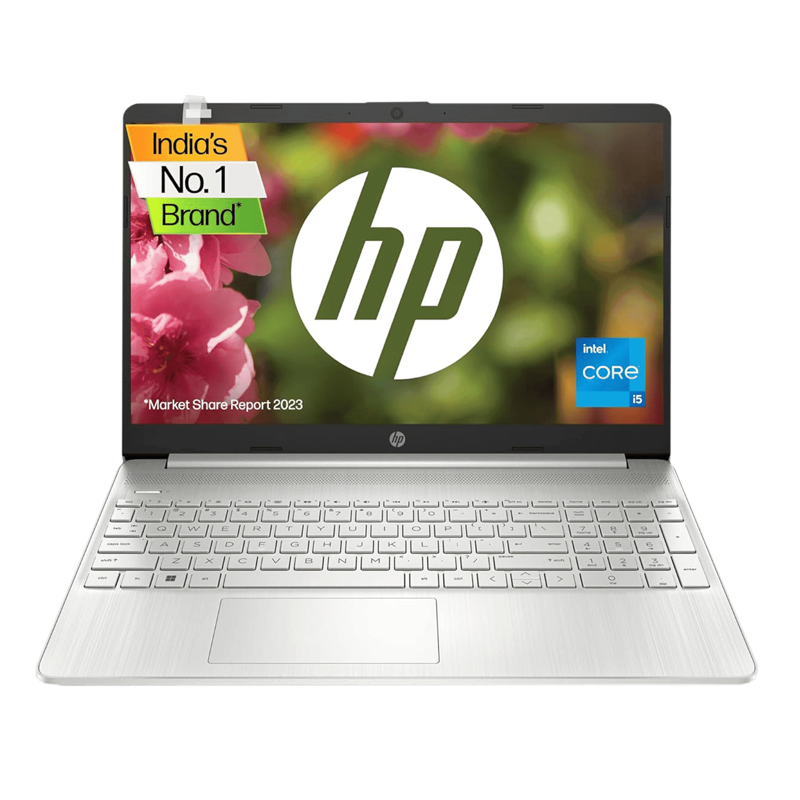 HP 15s-fq5112TU Intel Core i5 12th Gen (15.6 inch, 16GB, 512GB, Windows 11 Home, MS Office Home and Student 2021, Intel Iris Xe Graphics, Full HD Display, Natural Silver, 6Q2M3PA#ACJ)