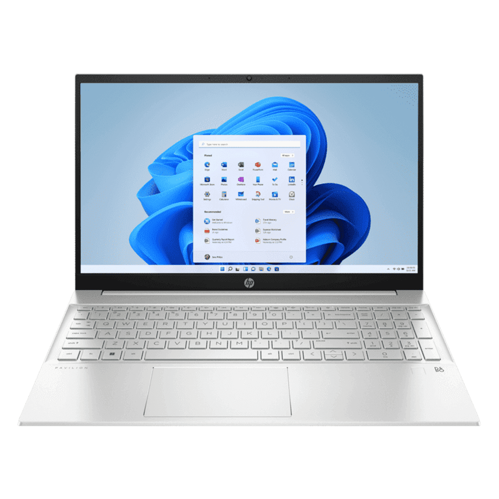 HP Pavilion 14-ec1005AU Intel Core i5 12th Gen (15.6 inch, 16GB, 512GB, Windows 11, Intel Iris Xe, Full HD IPS Display, Natural Silver, 7G761PAACJ)