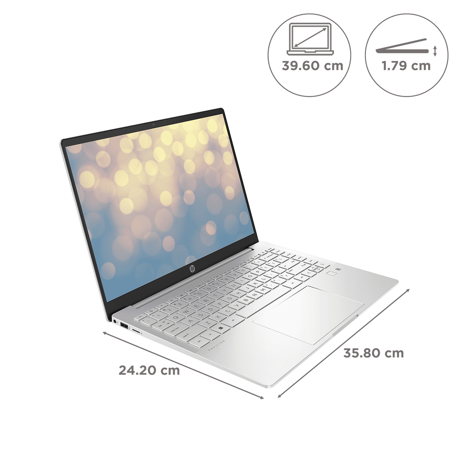 HP 15s-fr5009TU Intel Core i3 12th Gen (15.6 inch, 8GB, 512GB, Windows 11, MS Office 2021, Intel UHD, FHD Display, Natural Silver, 7Q6Z9PA#ACJ)