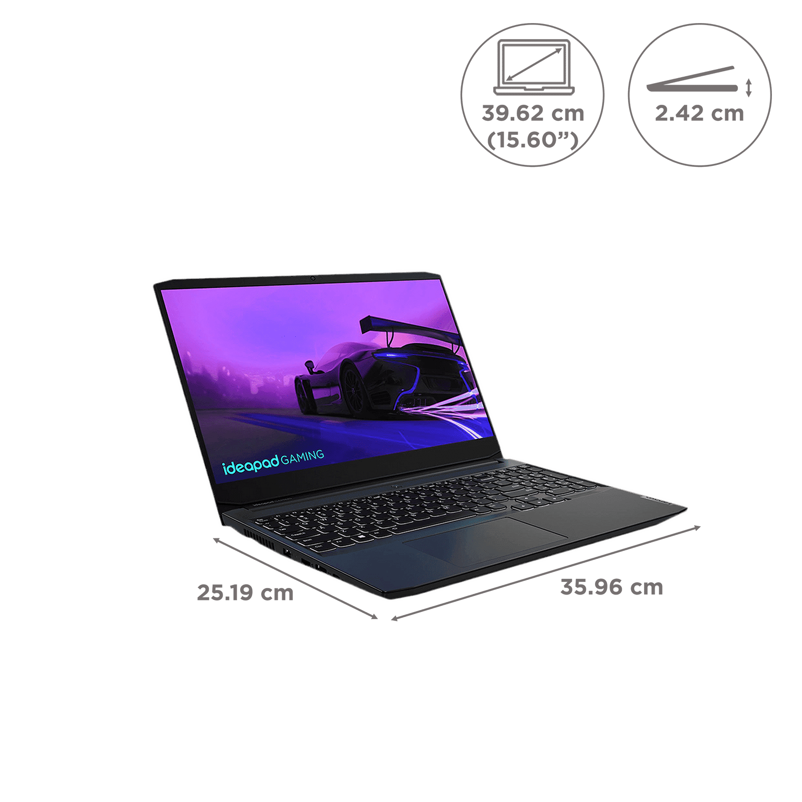 Lenovo IdeaPad Gaming 3 15IHU6 Intel Core i5 11th Gen (15.6 inch, 16GB, 512GB, Windows 11 Home, MS Office 2021, NVIDIA GeForce GTX 1650, FHD IPS Display, Shadow Black, 82K101M5IN)