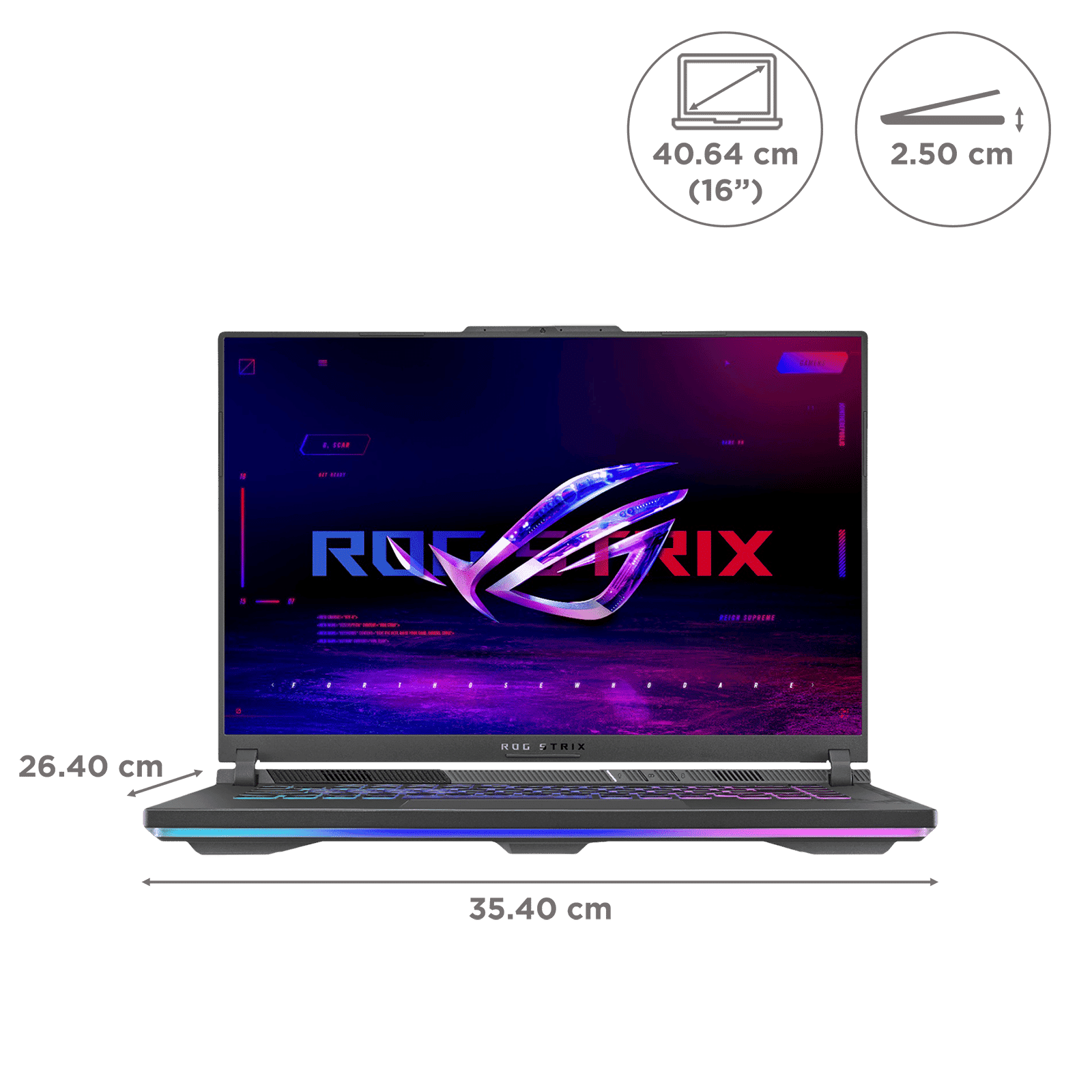 ASUS ROG Strix Intel Core i7 13th Gen Gaming Laptop (16GB, 1TB SSD, Windows 11, 8GB Graphics, 16 inch 165 Hz FHD Display, NVIDIA GeForce RTX 4060, MS ...