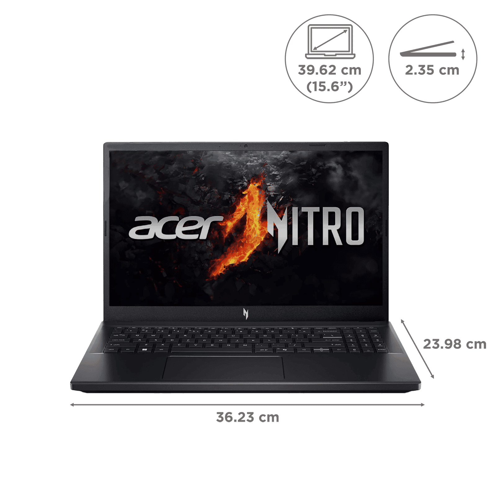 acer NITRO V 15 AMD Ryzen 7 Gaming Laptop (16GB, 512GB SSD, Windows 11 Home, 6GB Graphics, 15.6 inch 144 Hz Full HD Display, NVIDIA GeForce RTX 4050, ...