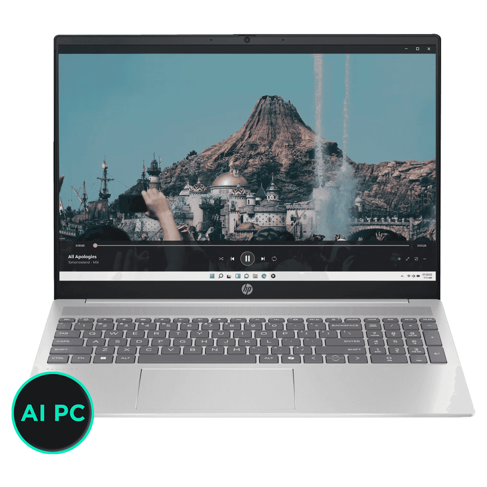HP Pavilion 16-af0028TU Intel Core Ultra 7 155U Laptop Thin & Light (16GB, 512GB SSD, Windows 11 Home, 16 inch WUXGA Display, MS Office 2021, Natural ...