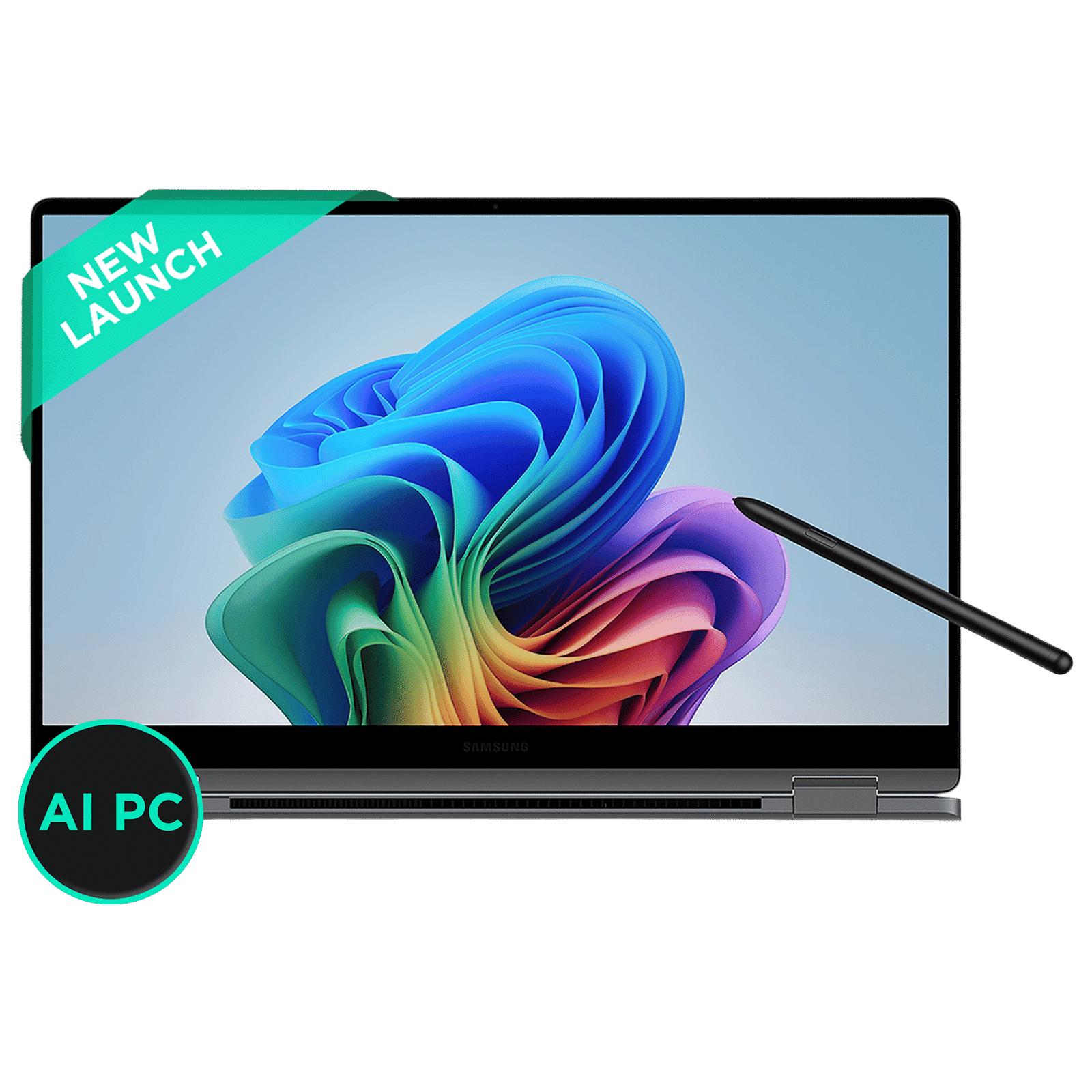 SAMSUNG Galaxy Book5 360 Intel Core Ultra 7 Touchscreen Thin & Light Laptop (32GB, 1TB SSD, Windows 11 Home, 16GB Graphics, 15.5 inch FHD AMOLED Displ...