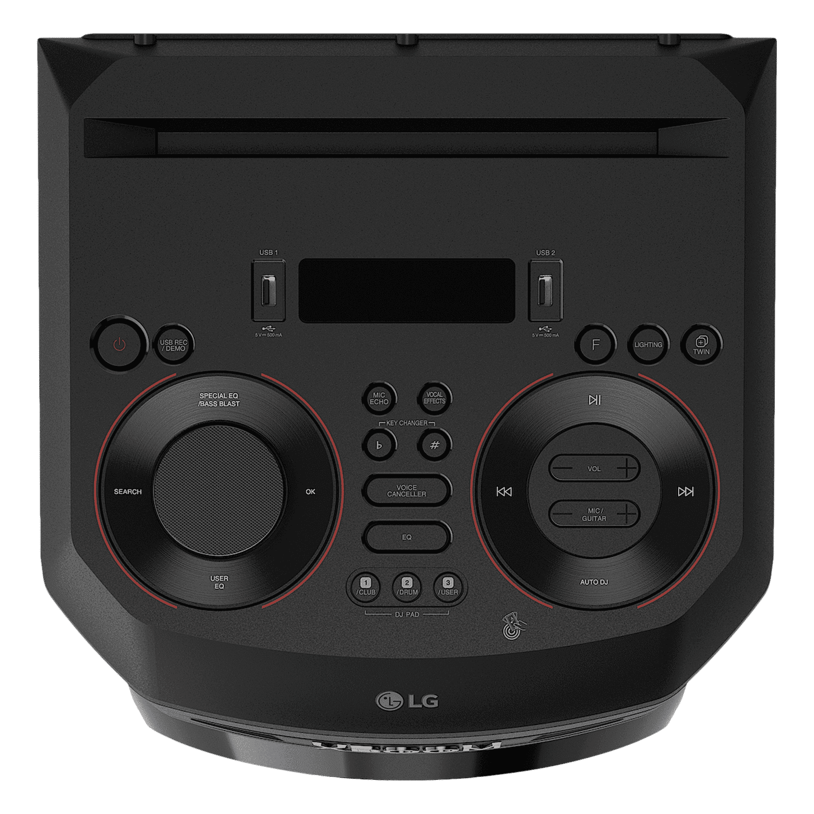 LG XBOOM RNC5 Bluetooth Party Speaker (Karaoke Supported, Black)