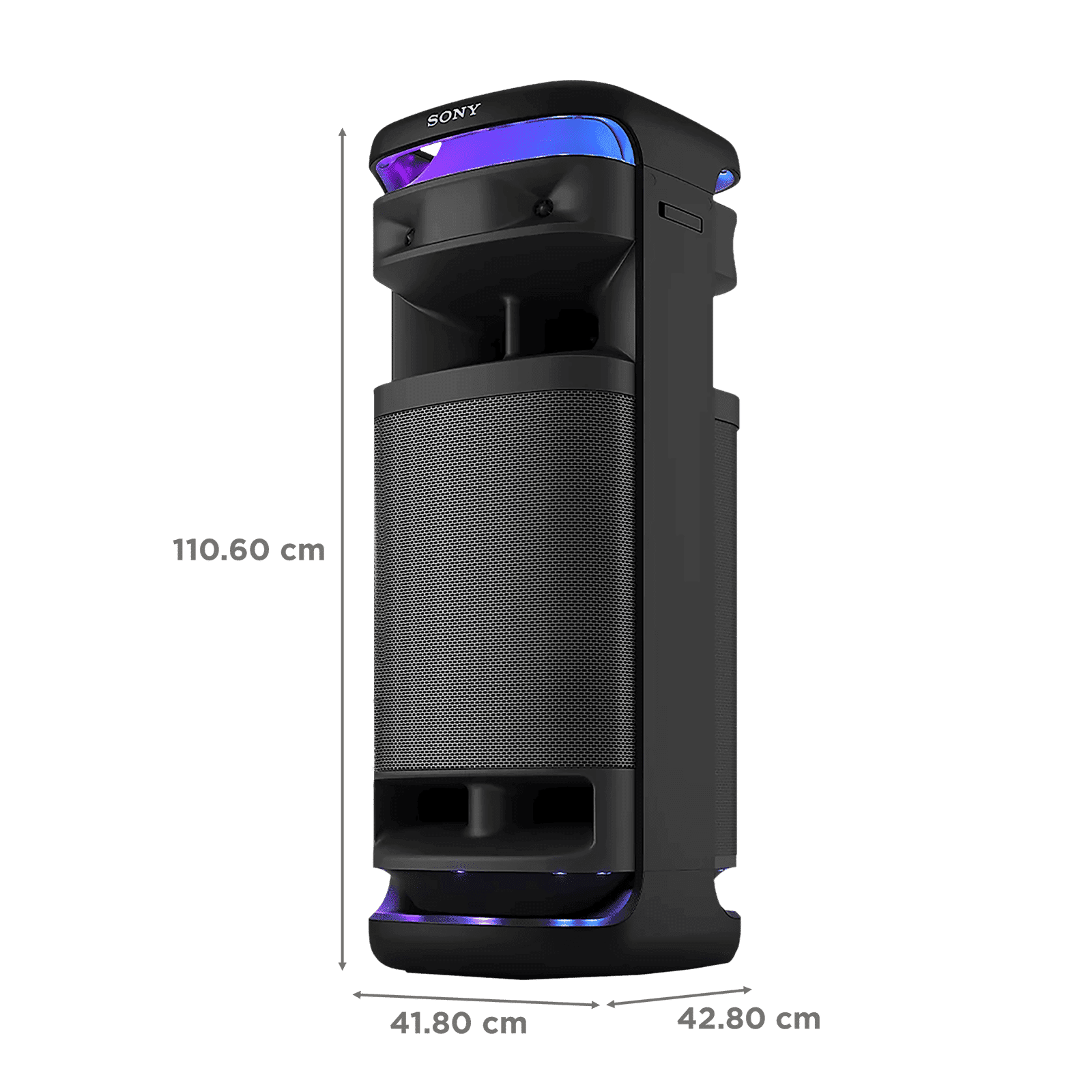 SONY ULT TOWER 10 139W Bluetooth Party Speaker With Mic (360 Degree Party Light, Black)