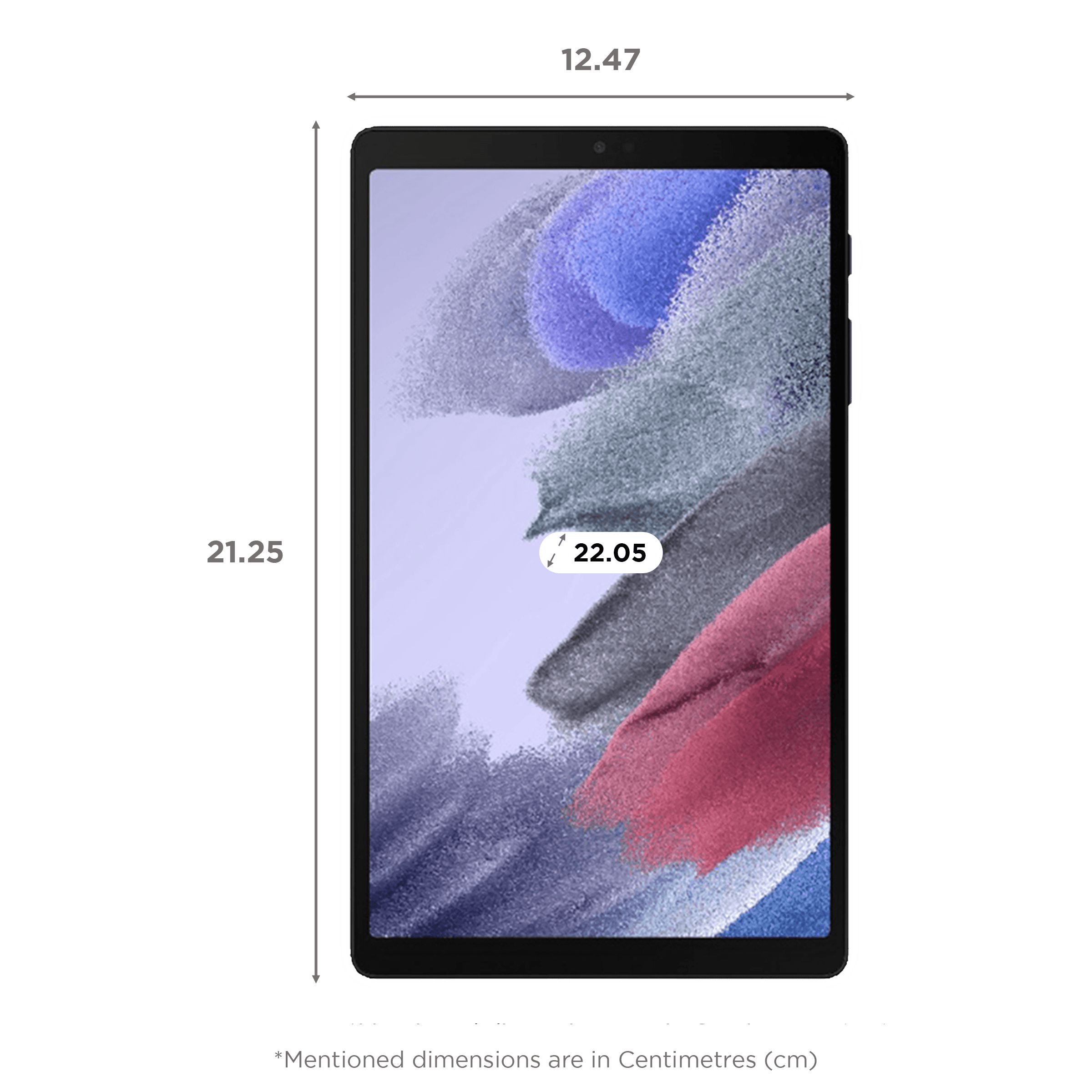 Samsung Galaxy Tab A7 Lite WiFi + 4G Android Tablet (Android 11, MediaTek Helio P22T, 22.05cm (8.7 Inches), 3GB RAM, 32GB ROM, SM-T225NZAAINS, Grey)