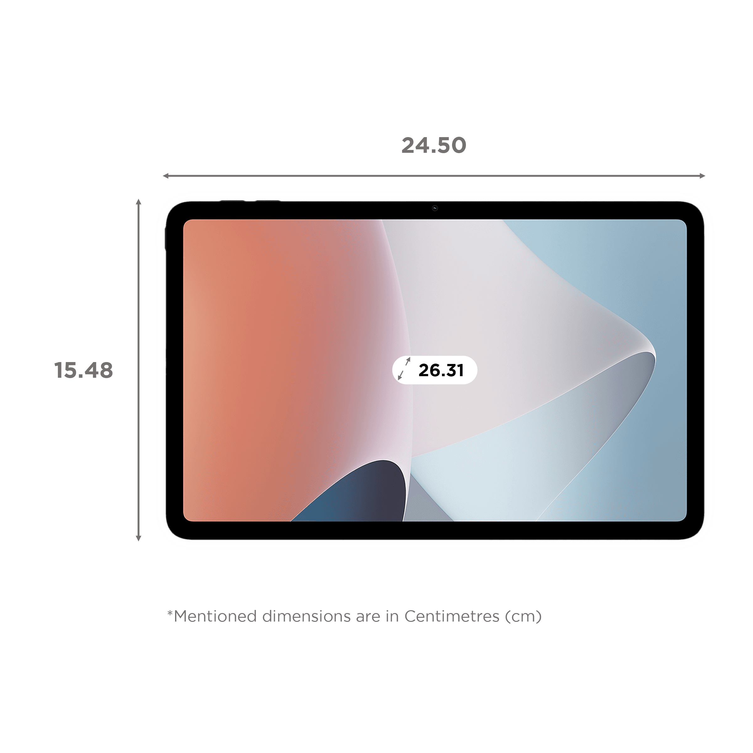 OPPO Pad Air WiFi Android Tablet (ColorOS 12.1, Qualcomm, Snapdragon, 26.31cm (10.36 Inches), 4GB RAM, 128GB ROM, OPD2102A, Grey)