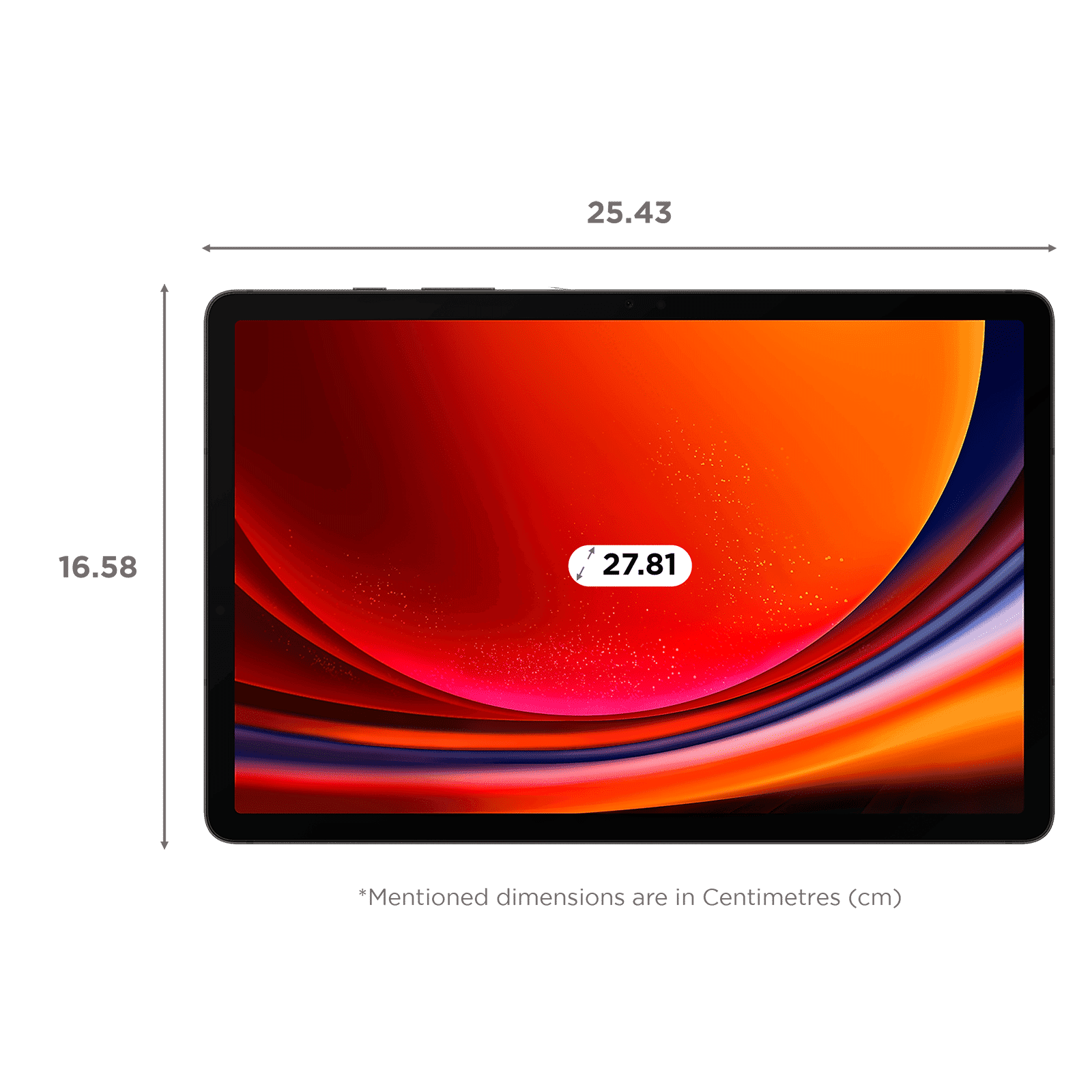 SAMSUNG Galaxy Tab S9 Wi-Fi Android Tablet with Stylus (11 Inch, 8GB RAM, 128GB ROM, Graphite)