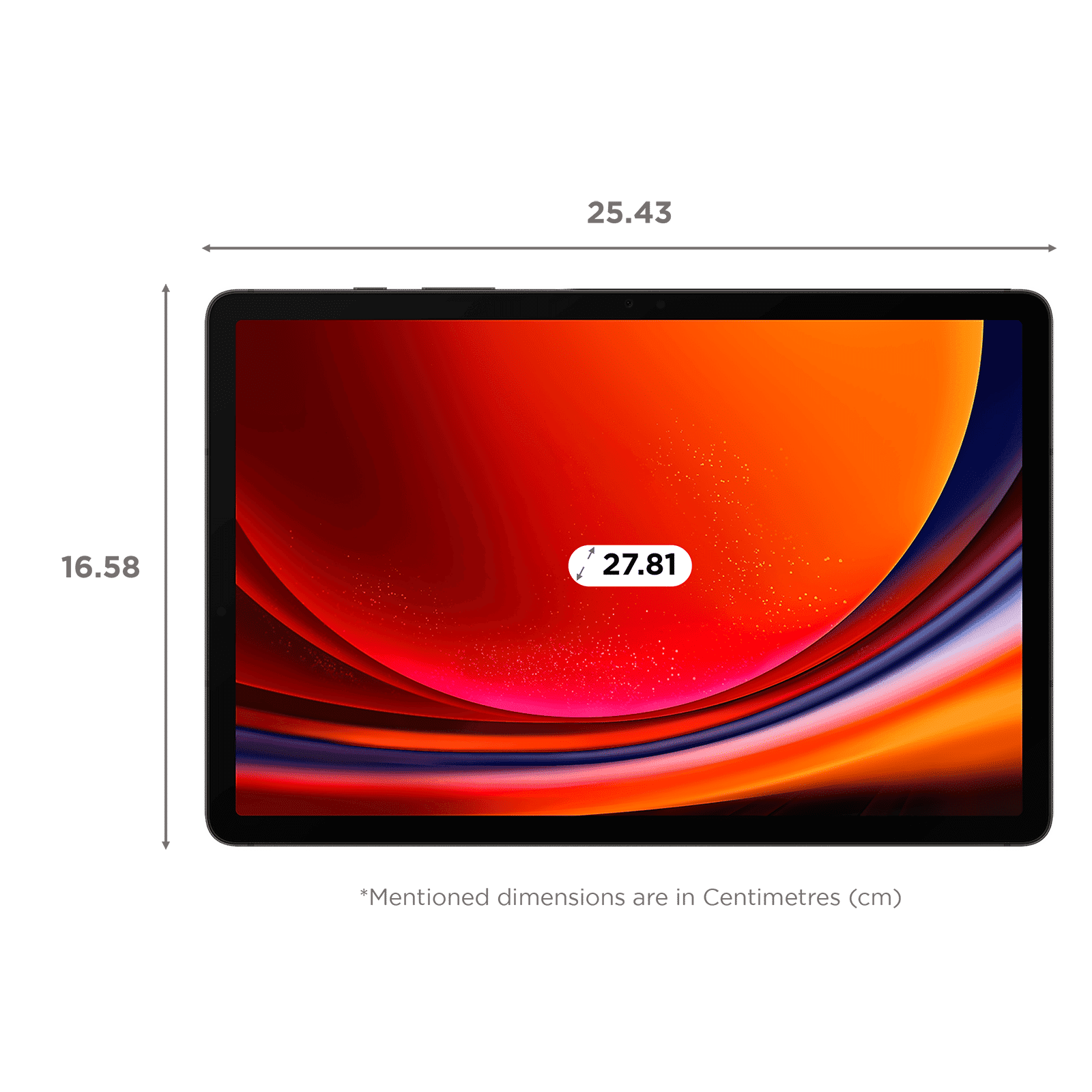 SAMSUNG Galaxy Tab S9 Wi-Fi+5G Android Tablet with Stylus (11 Inch, 8GB RAM, 128GB ROM, Graphite)