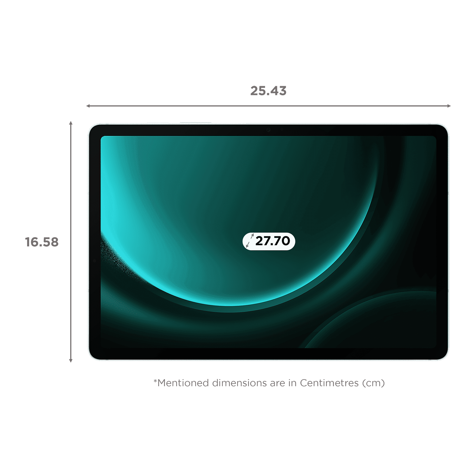 SAMSUNG Galaxy Tab S9 FE Wi-Fi+5G Android Tablet (10.9 Inch, 6GB RAM, 128GB ROM, Light Green)
