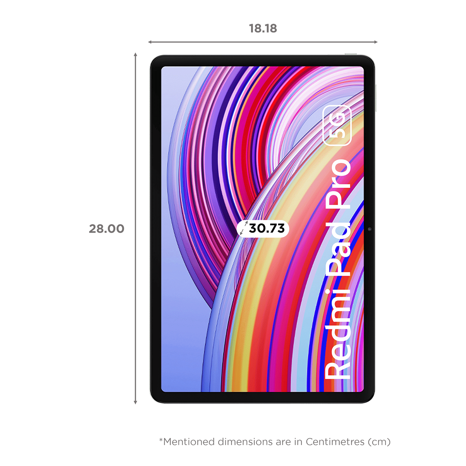 Redmi Pad Pro Wi-Fi+5G Android Tablet (12.1 Inch, 8GB RAM, 128GB ROM, Mint Green)