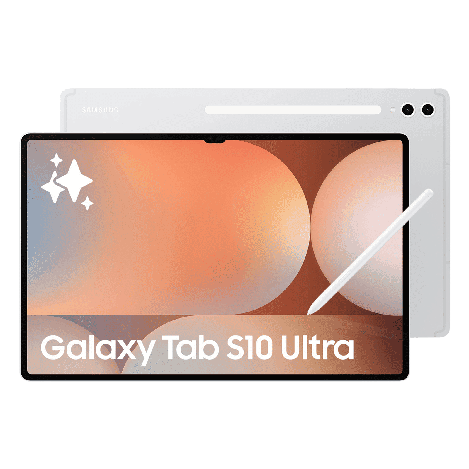 SAMSUNG Galaxy Tab S10 Ultra Wi-Fi+5G Android Tablet with SAMSUNG Stylus S (14.56 Inch, 12GB RAM, 256GB ROM, Platinum Silver)