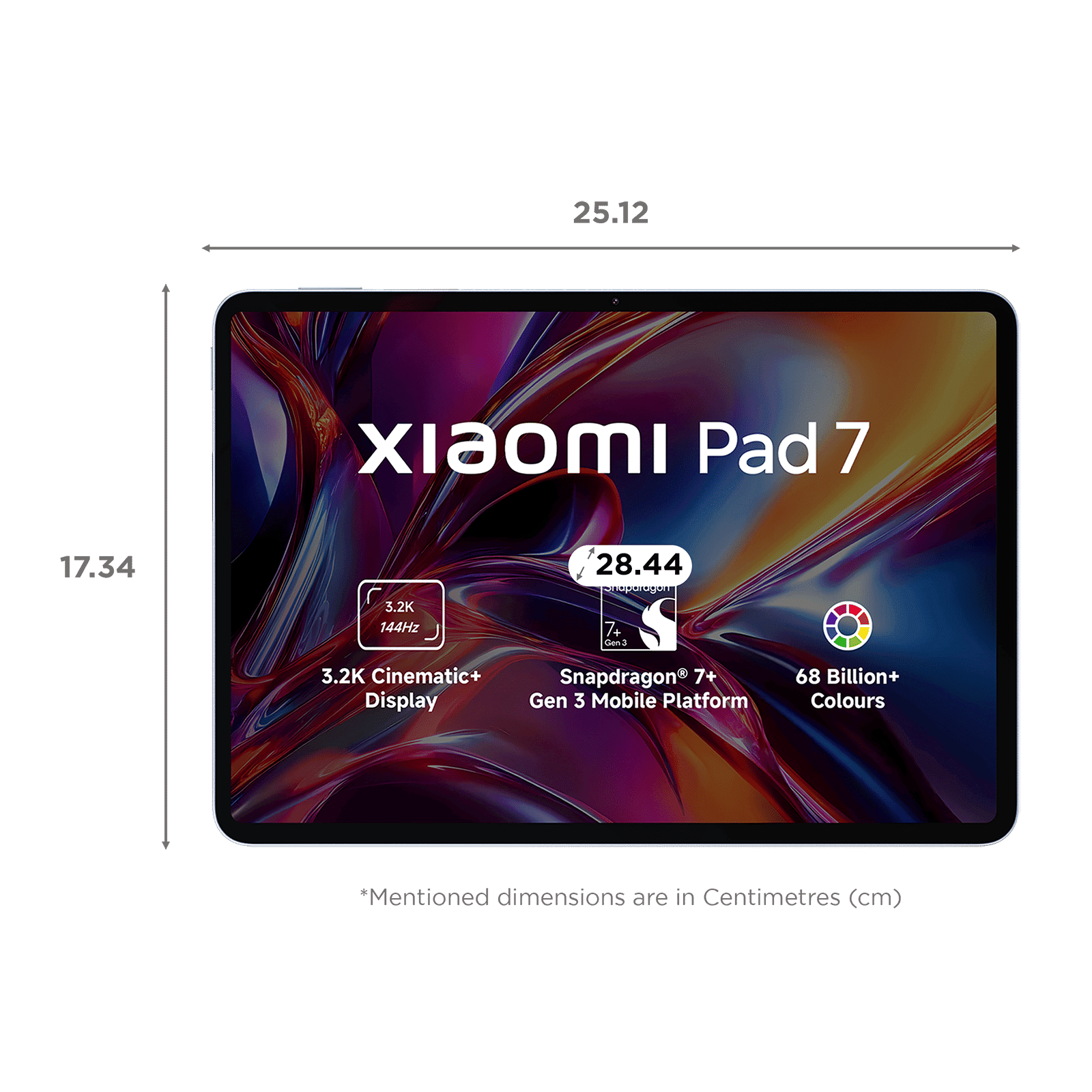 Xiaomi Pad 7 Wi-Fi Android Tablet (11.2 Inch, 8GB RAM, 128GB ROM, Mirage Purple)
