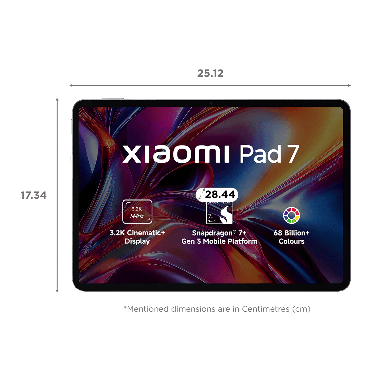 Xiaomi Pad 7 Wi-Fi Android Tablet (11.16 Inch, 12GB RAM, 256GB ROM, Graphite Grey)