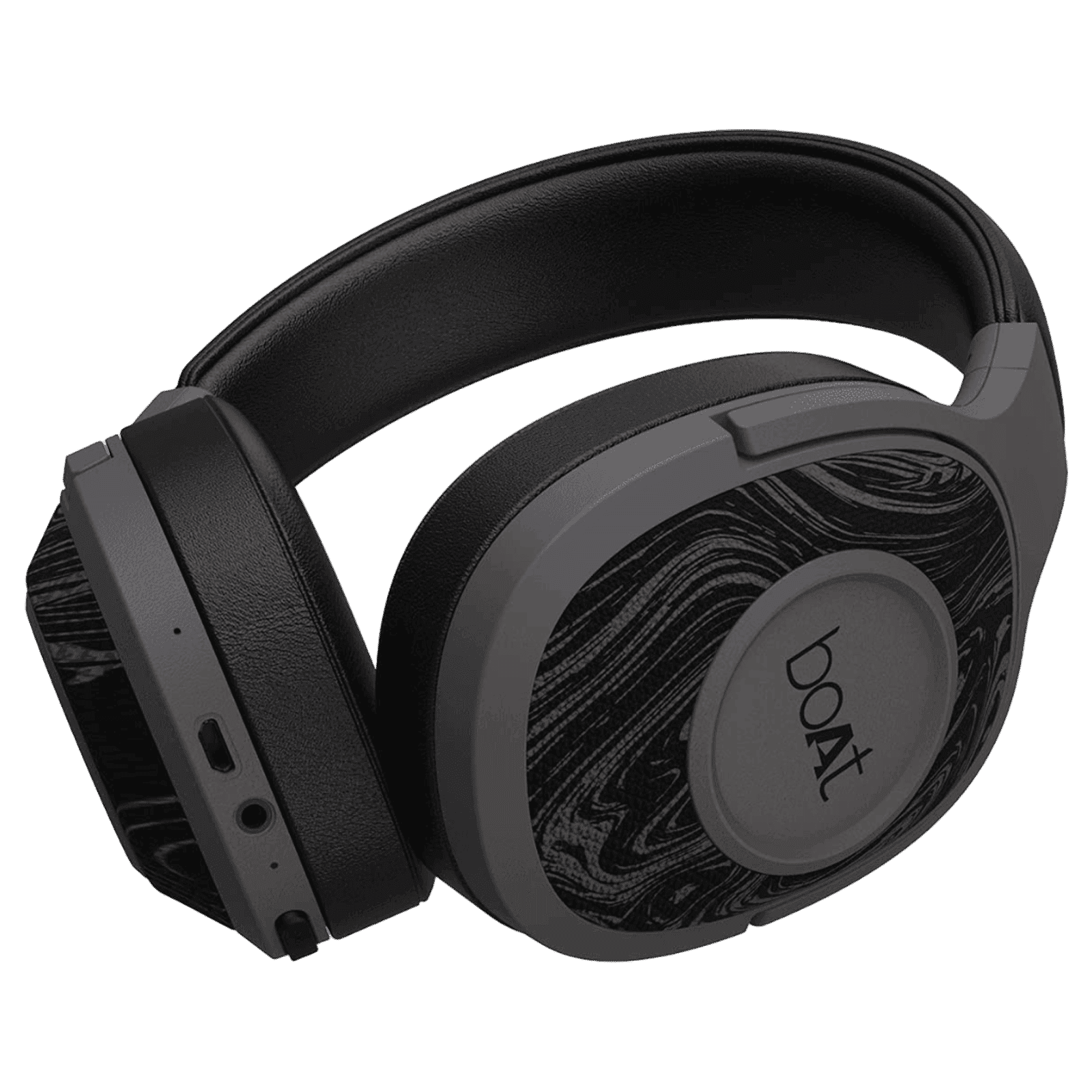boAt Rockerz 550 Over-Ear Wireless Headphone With Mic (Bluetooth 5.0, Water Resistance, Black Symphony)