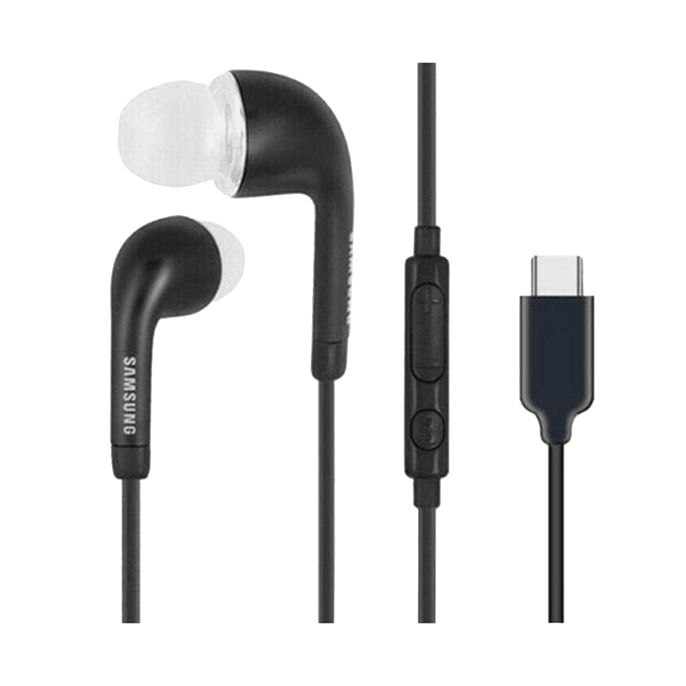 SAMSUNG IC050 In-Ear Wired Earphone with Mic (Type-C Interface Support, EO-IC050BBEGIN, Black)