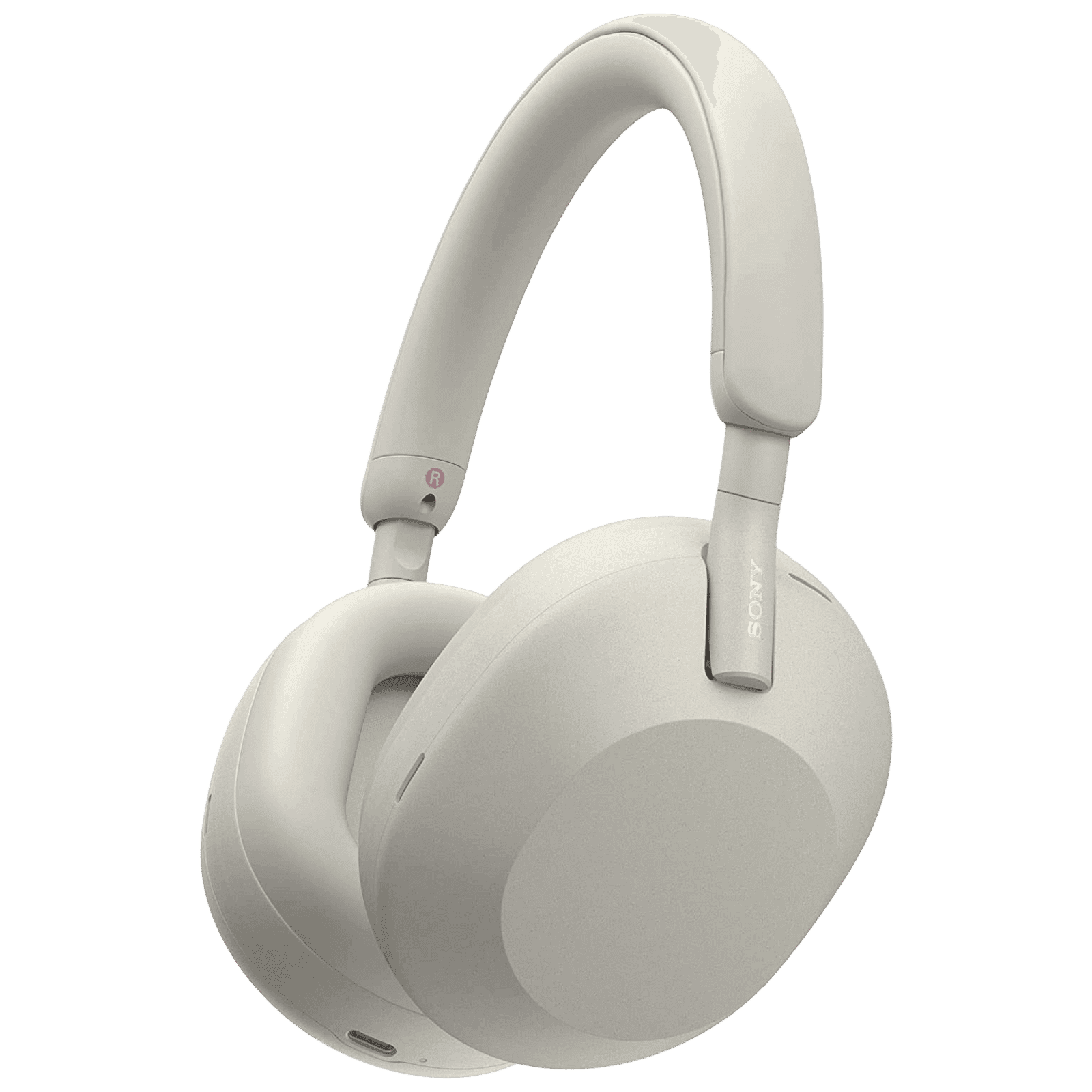 SONY WH-1000XM5 Bluetooth Headphone with Mic (Auto Noise Cancelling Optimizer, Over Ear, Silver)