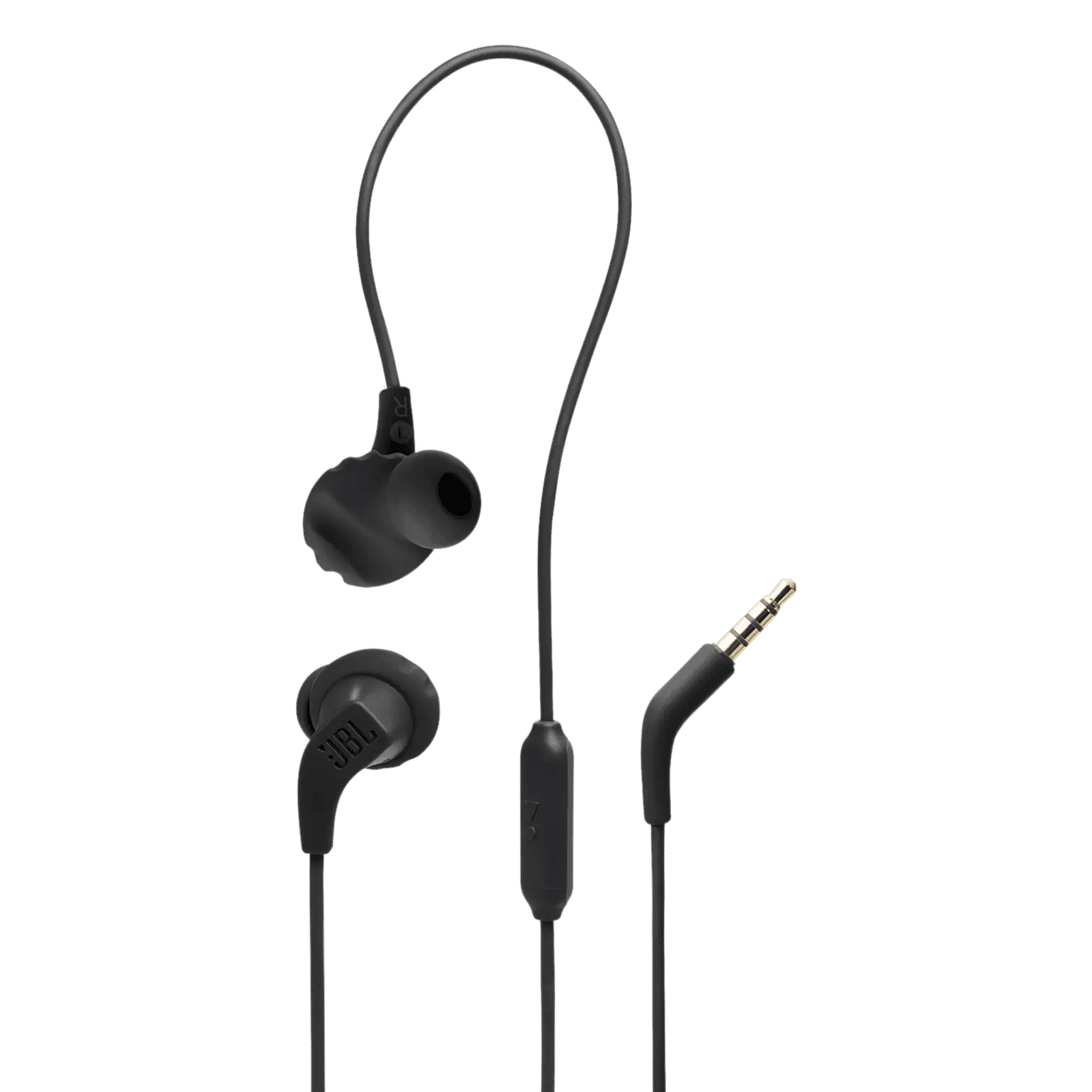 JBL Endurance Run 2 Wired Earphone with Mic (In Ear, Black)