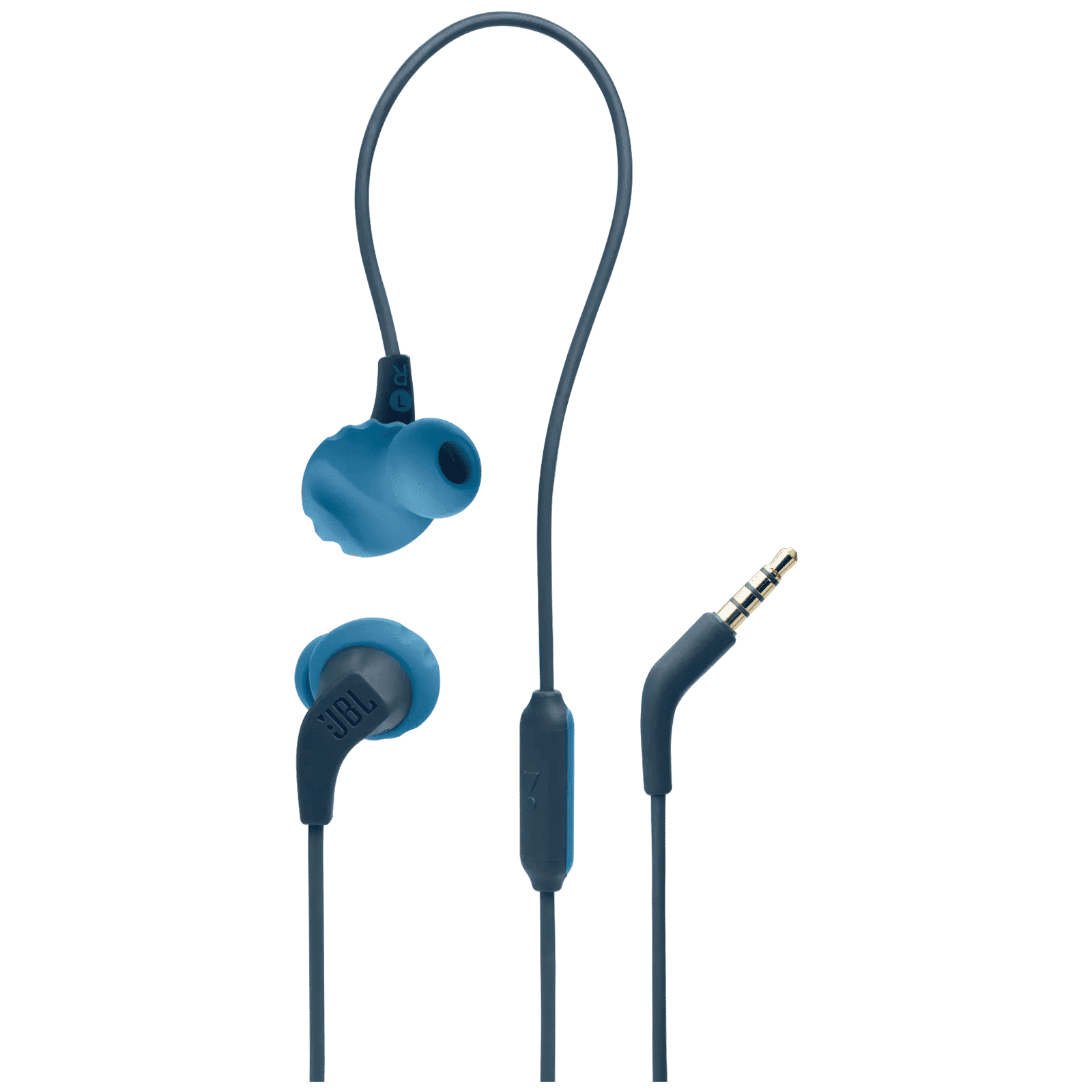 JBL Endurance Run 2 Wired Earphone with Mic (In Ear, Blue)
