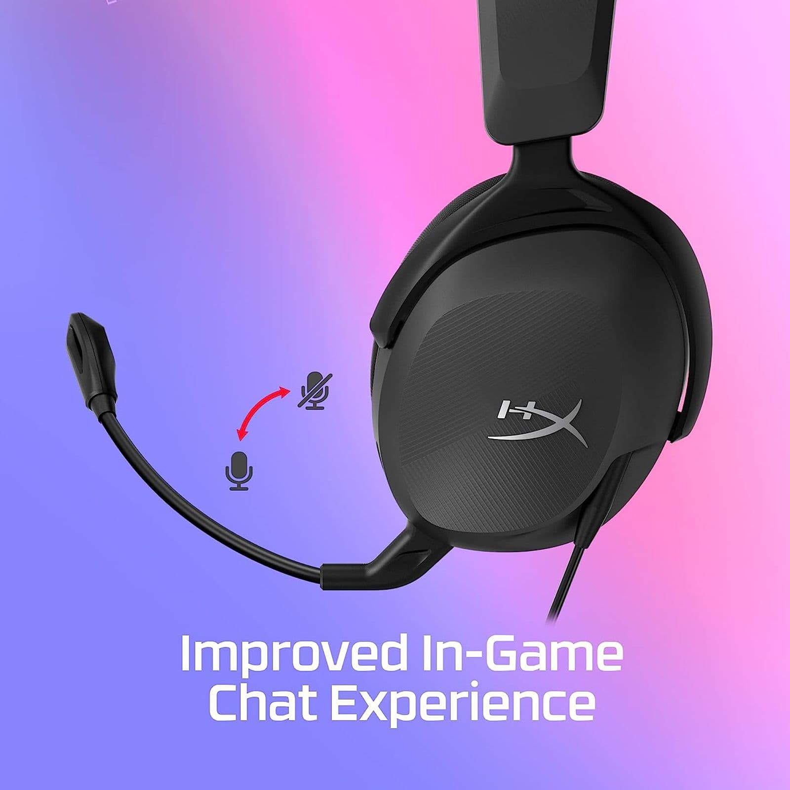 HyperX Cloud Stinger 2 Core 683L9AA Wired Gaming Headset (DTS, Over-Ear, Black)