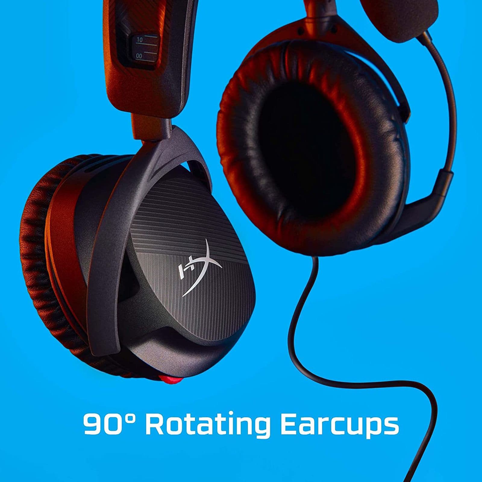 HyperX Cloud Stinger 2 519T1AA Wired Gaming Headset (DTS, Over-Ear, Black)