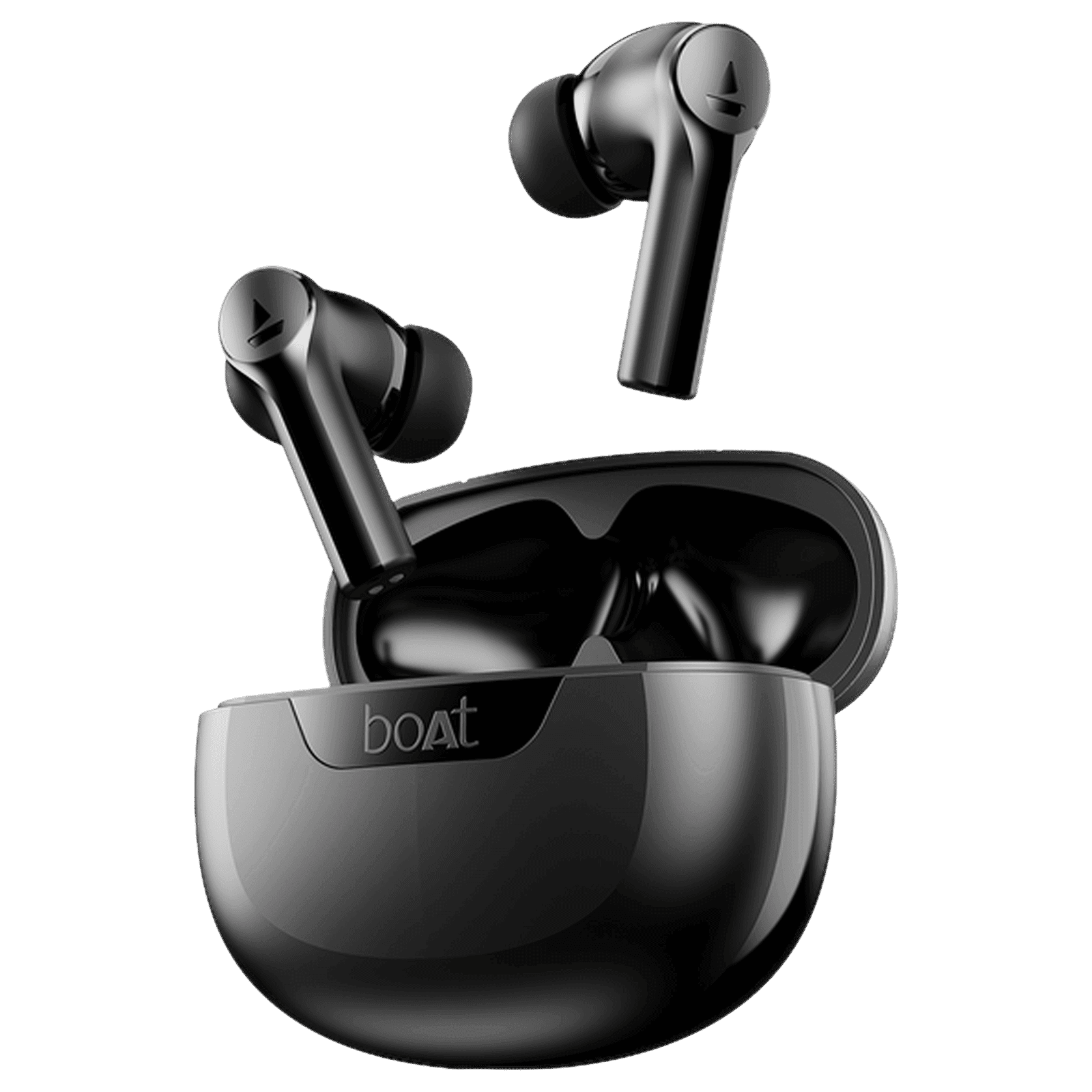 boAt Airdopes 300 TWS Earbuds with AI Environmental Noise Cancellation (IPX4 Water Proof, Splash & Sweat Resistance, 50 Hours Playback, Gunmetal Black...
