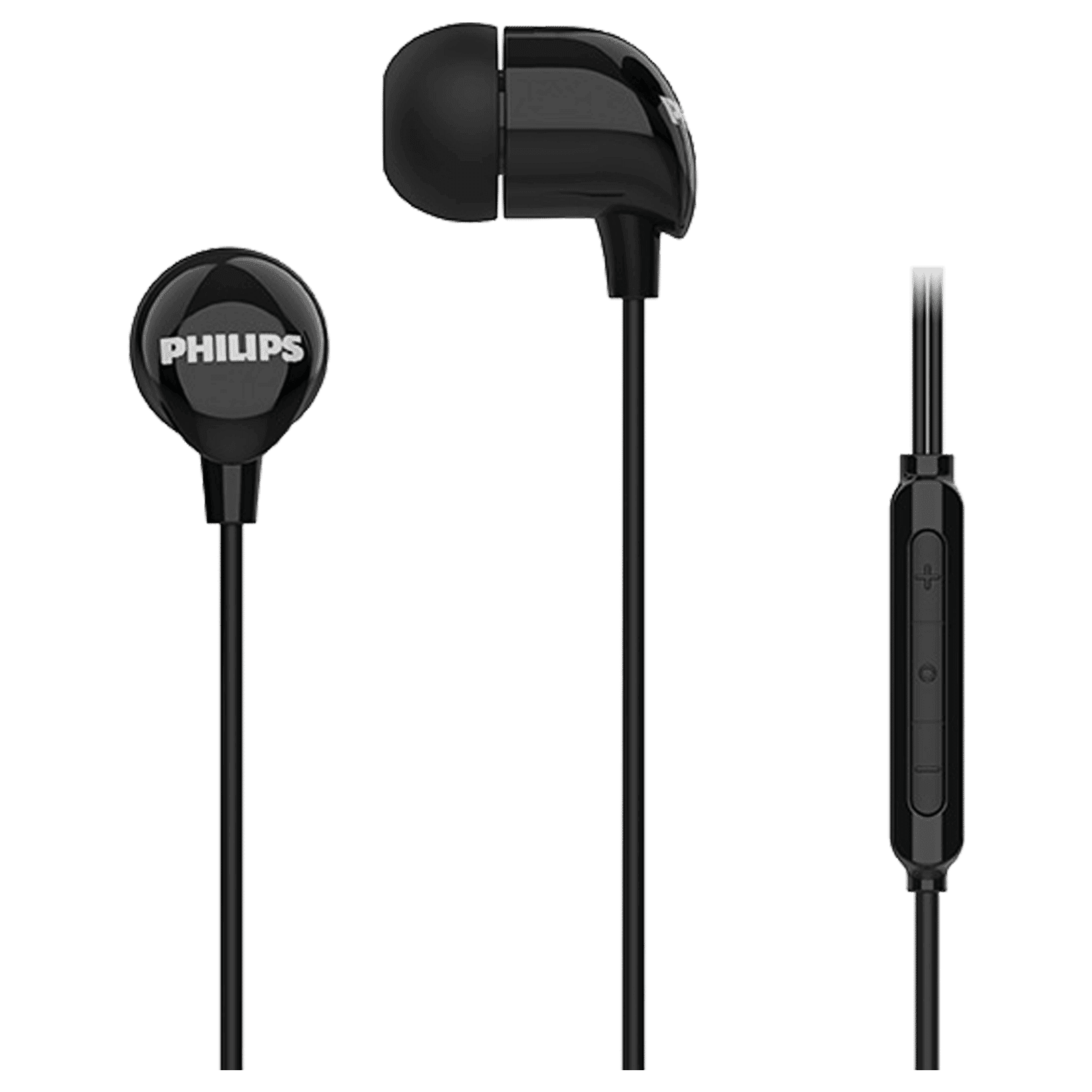 PHILIPS 2000 Series Wired Earphone with Mic (USB Type-C Connector, In Ear, Black)