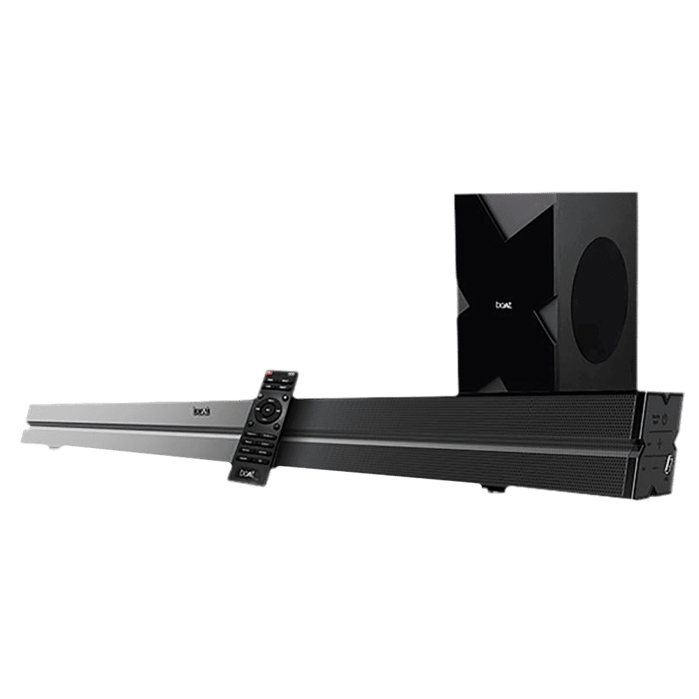 boAt Aavante 1550 2.1 Channel 120 Watts Stereo Surround Sound Bar (Sleek Superior Design, Black)