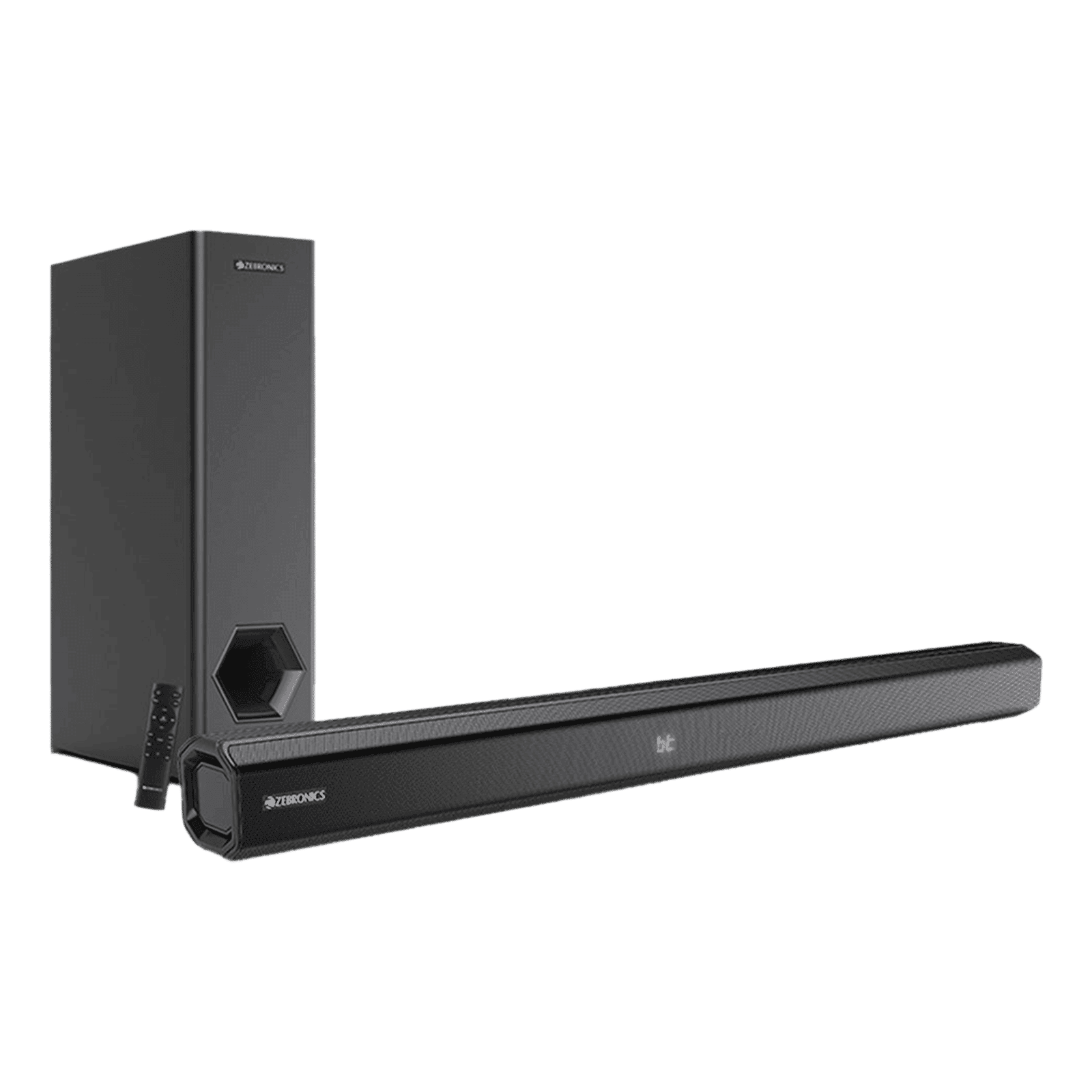ZEBRONICS 80 Watts High Fidelity Sound Bar with Subwoofer (Fully Functional Remote Control, Zeb-JUKE BAR 3901, Black)