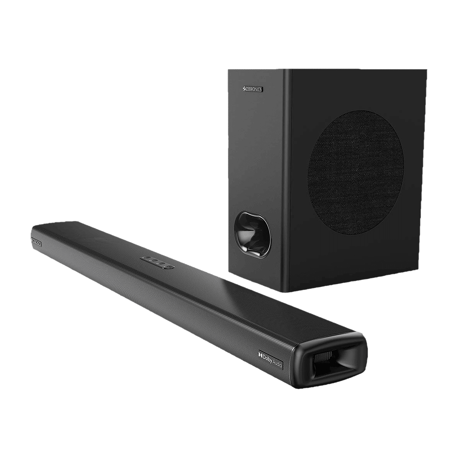 Zebronics 5.1 Channel 160 Watts Dolby Audio Sound Bar with Subwoofer (Virtual 5.1 Channel, Surround Sound, ZEB-JUKEBAR 9100, Black)