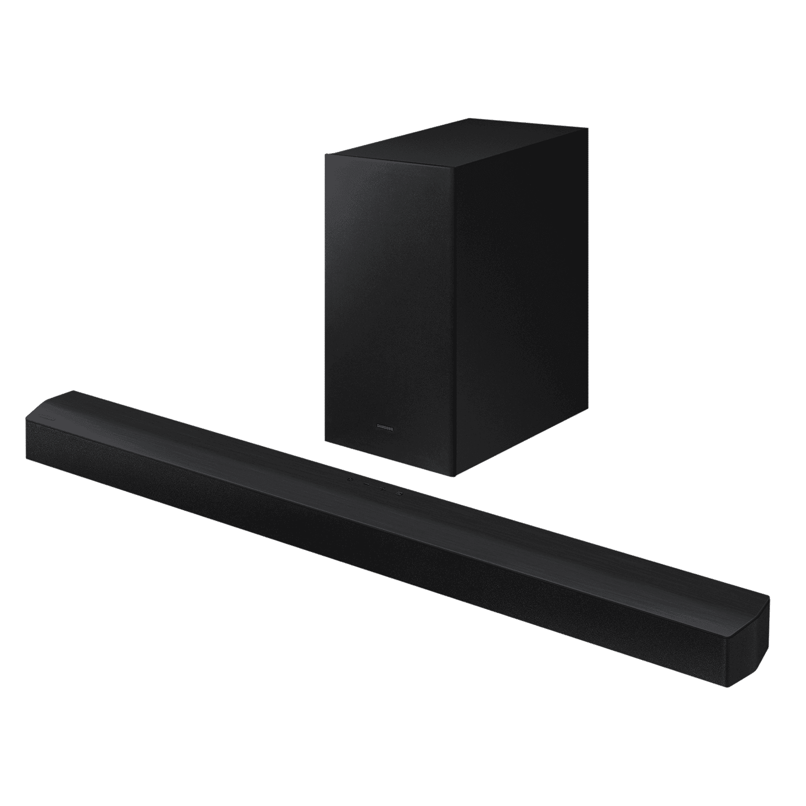 SAMSUNG 2.1 Channel 300 Watts Dolby Atmos Sound Bar with Subwoofer (DTS Virtual X Experience, HW-B450/XL, Black)
