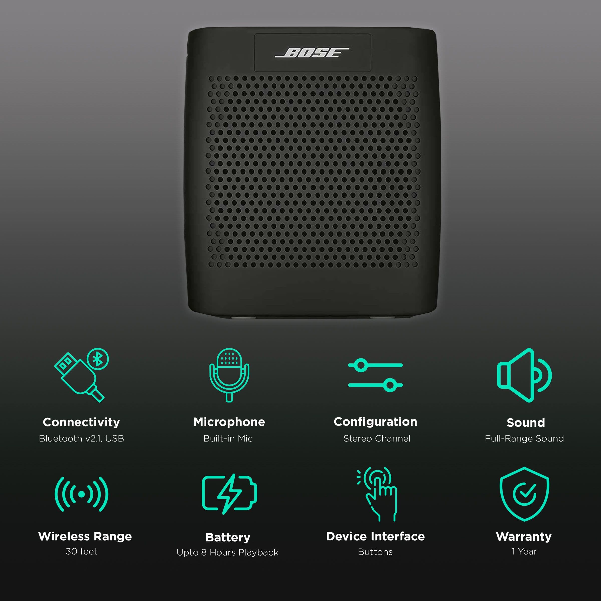 Bose SoundLink Color Wireless Bluetooth Speaker (Black)