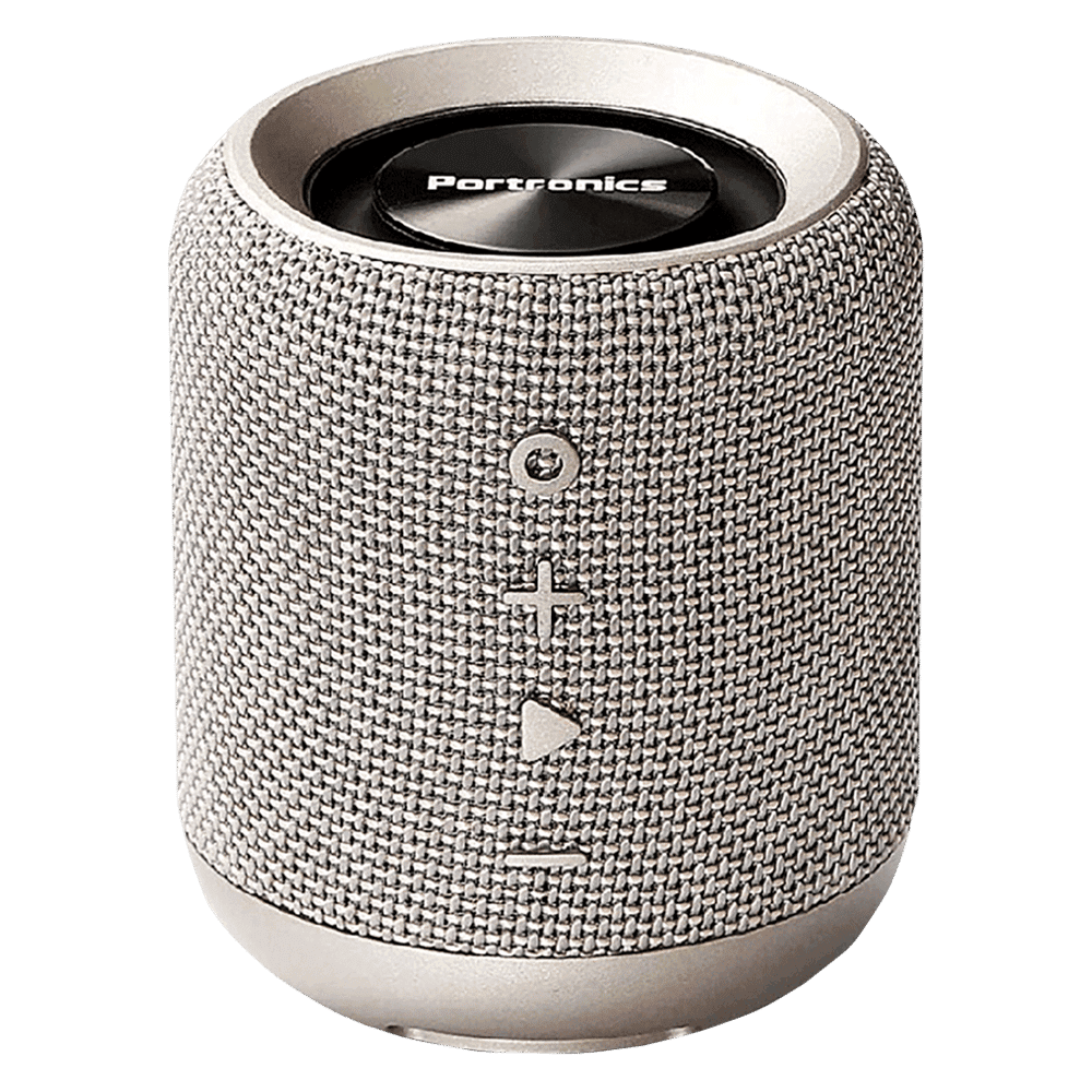 Portronics SoundDrum Bluetooth Speaker (POR 821, Grey)