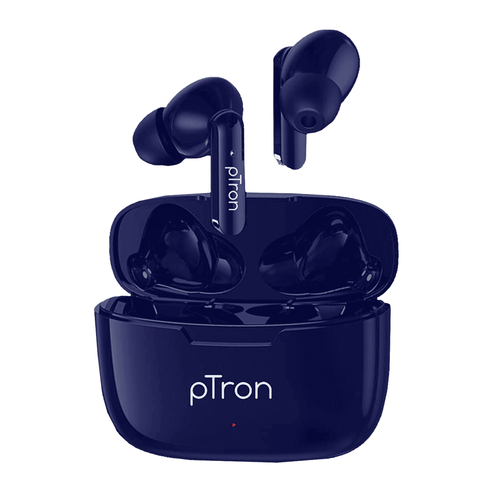 pTron Bassbuds Duo 140318093 In-Ear Truly Wireless Earbuds with Mic (Bluetooth 5.1, Smart Touch Control, Blue)