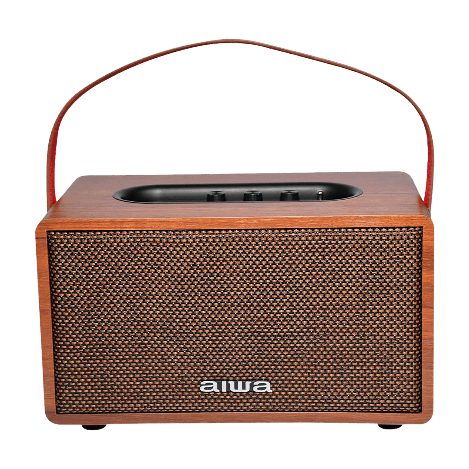aiwa MI-X150 Retro Plus X 80W Portable Bluetooth Speaker (5 Hours Playtime, Brown)