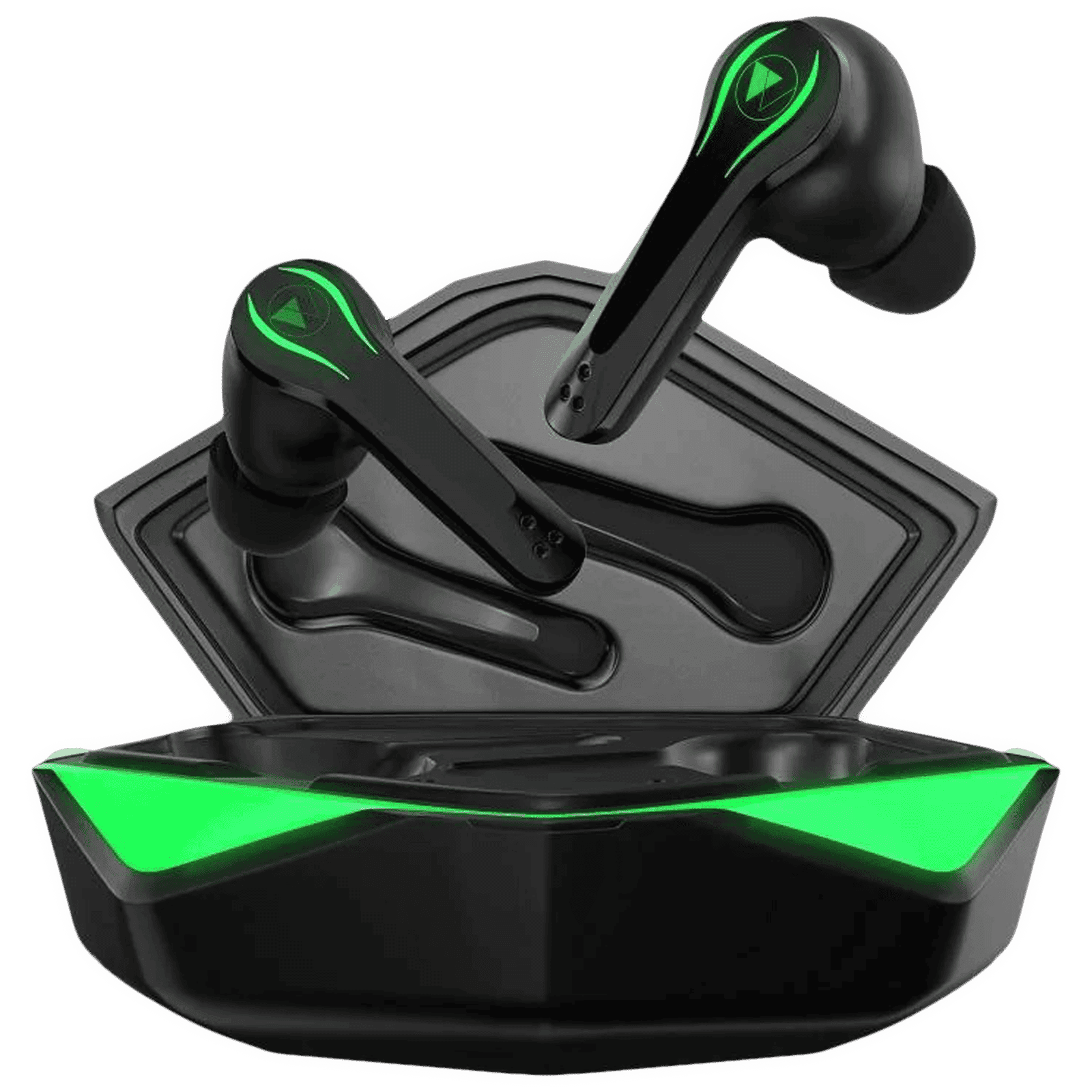 Wings Phantom In-Ear Truly Wireless Earbuds with Mic (50ms Low Latency Gaming Mode, Black)