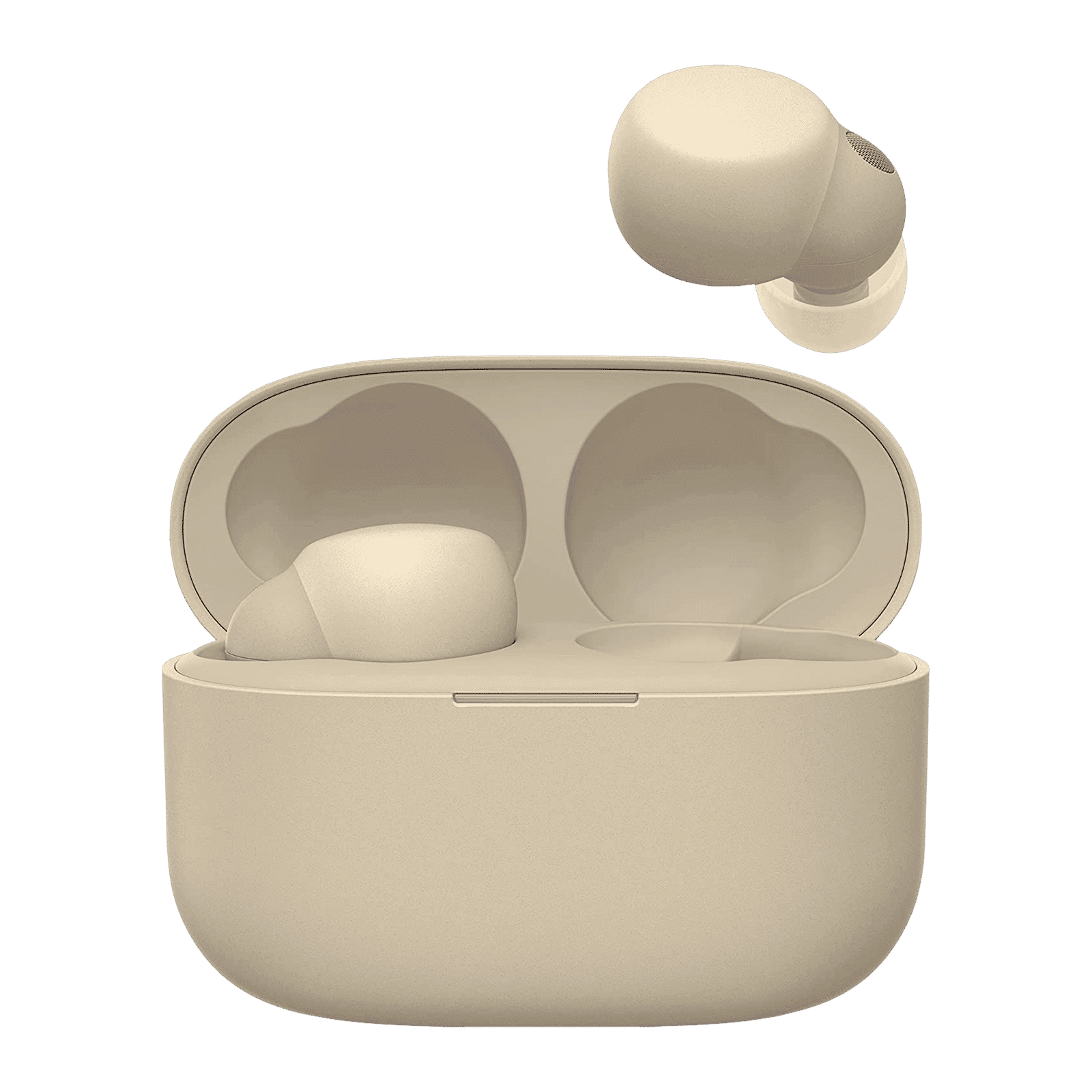 Sony LinkBuds S WF-LS900N/CCIN TWS Earbuds with Active Noise Cancellation (IPX4 Waterproof, 360 Reality Audio, Ecru)